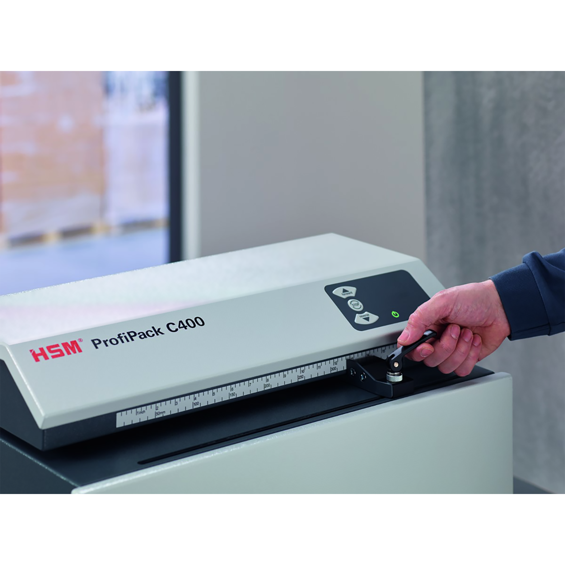 Verpackungspolstermaschine HSM ProfiPack C400 Verpackungspolstermaschine HSM ProfiPack C400