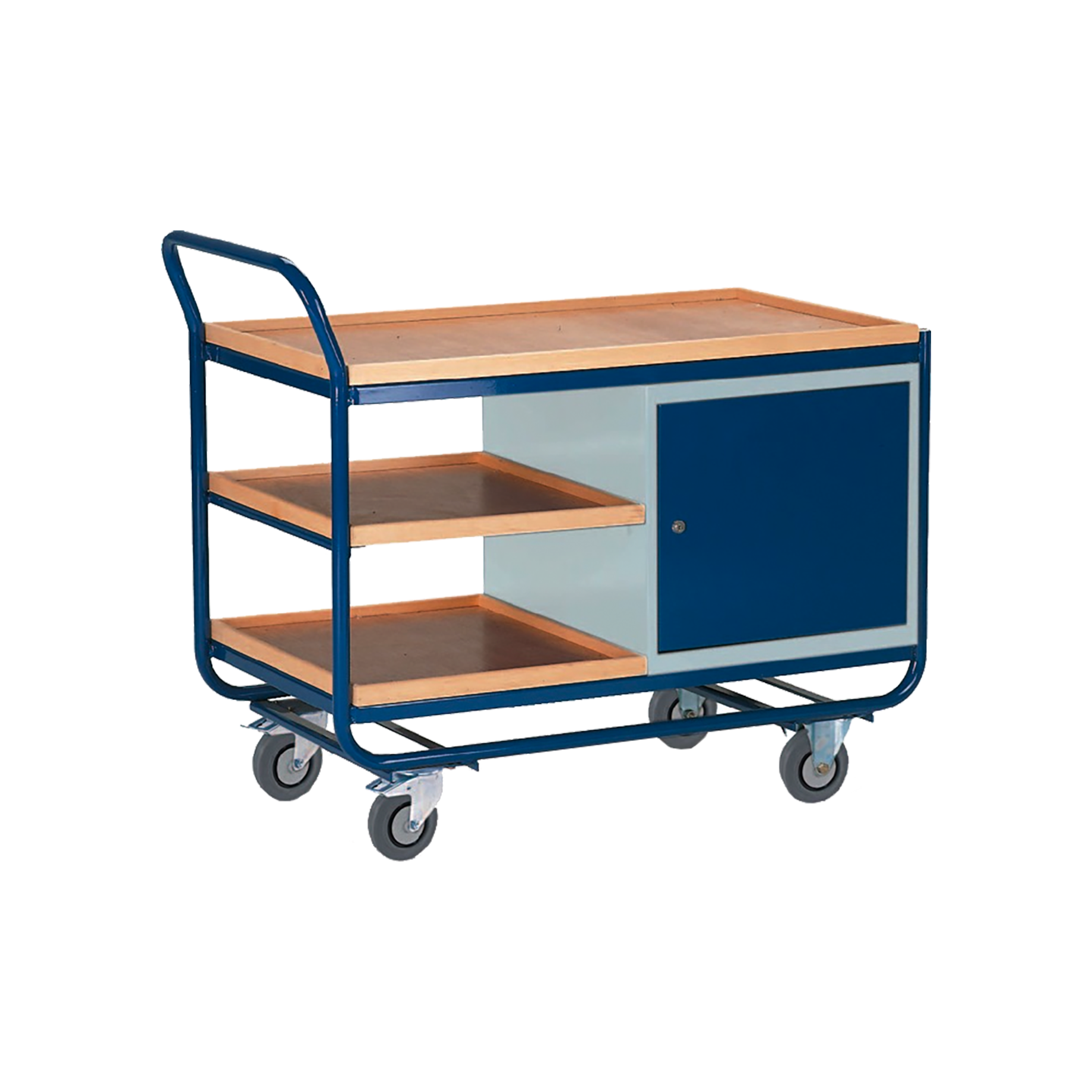 Montagewagen mit Stahlschrank
