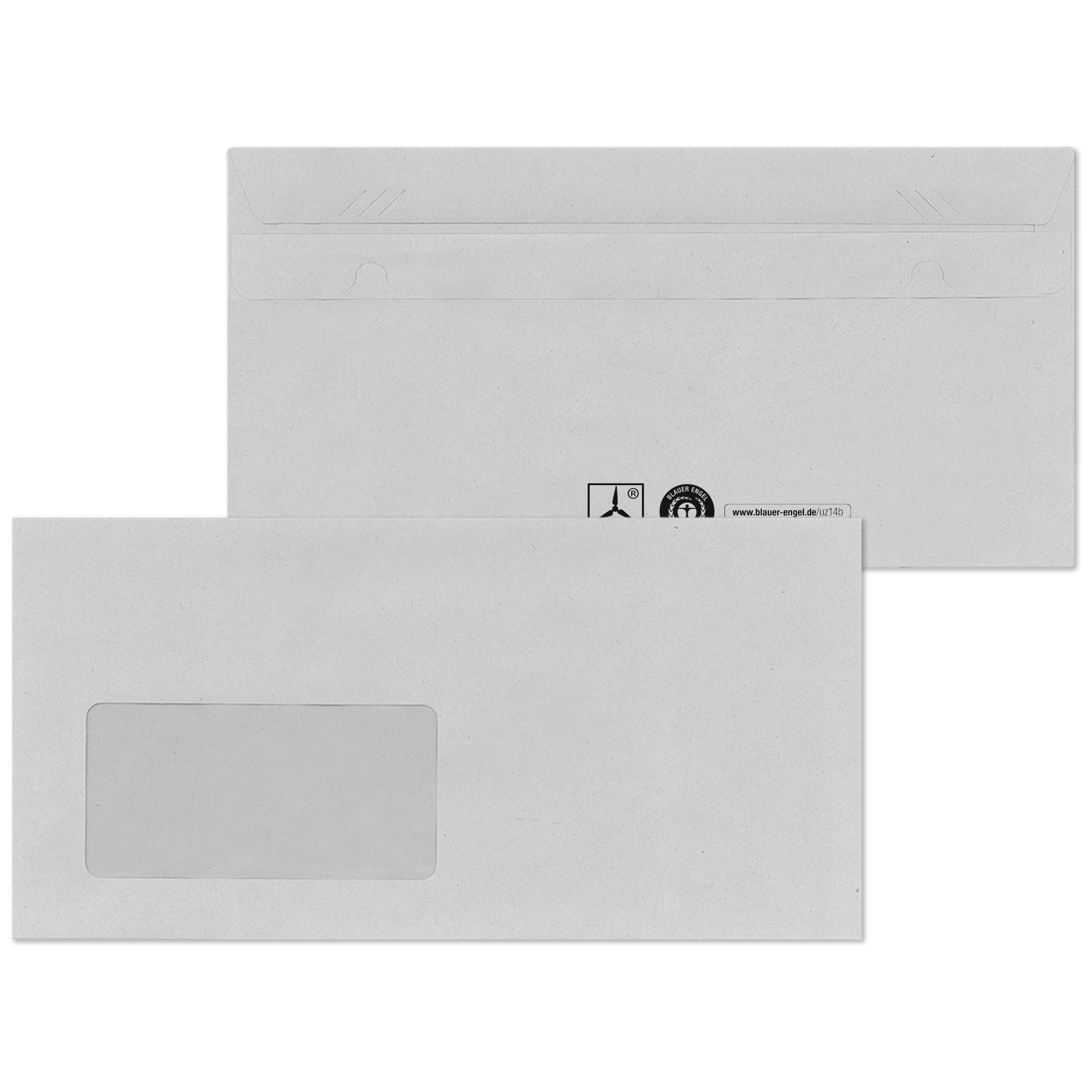 Briefumschlag DIN lang mit Sicherheitsschlitze