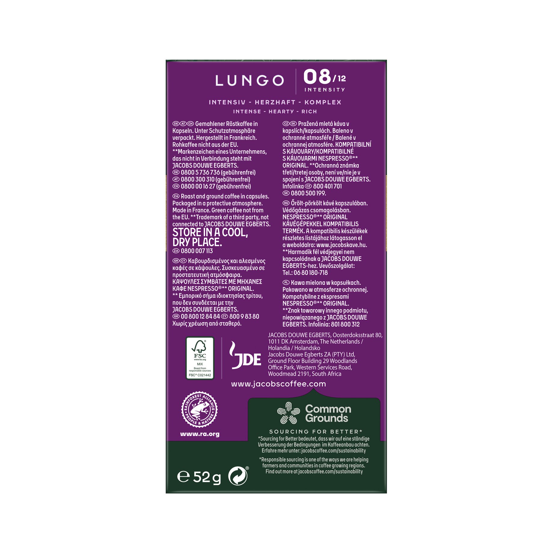 Kaffeekapsel Lungo Intenso 8