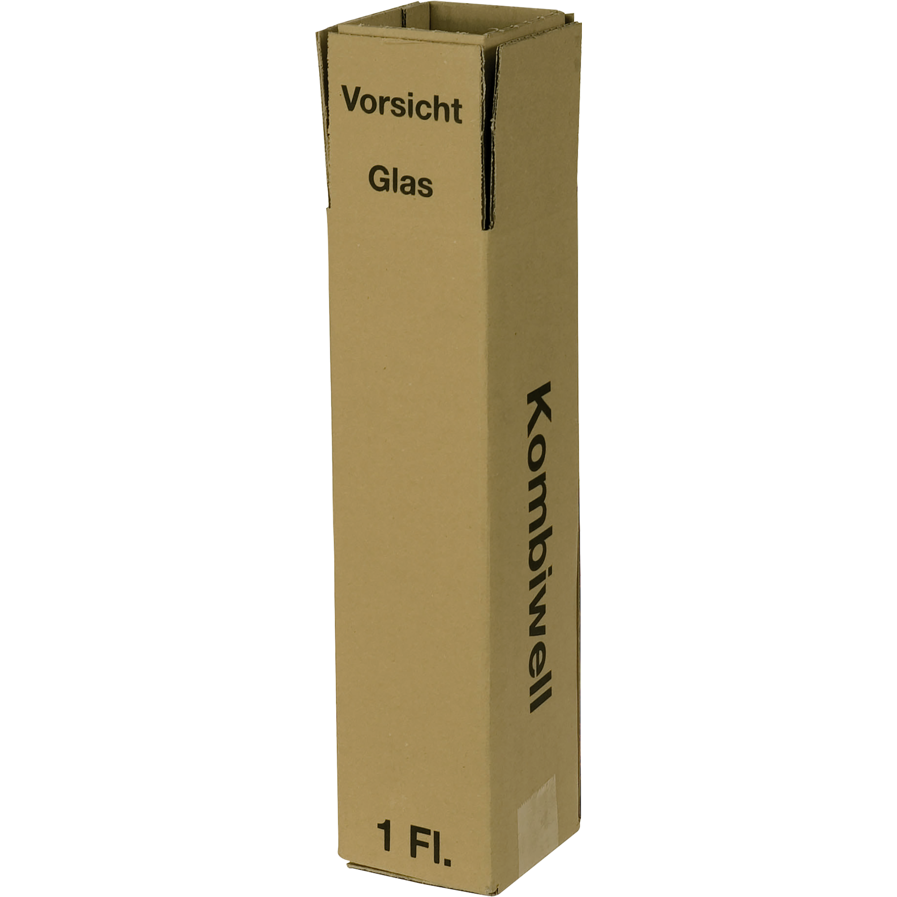 Flaschenkarton Kombiwell stehend