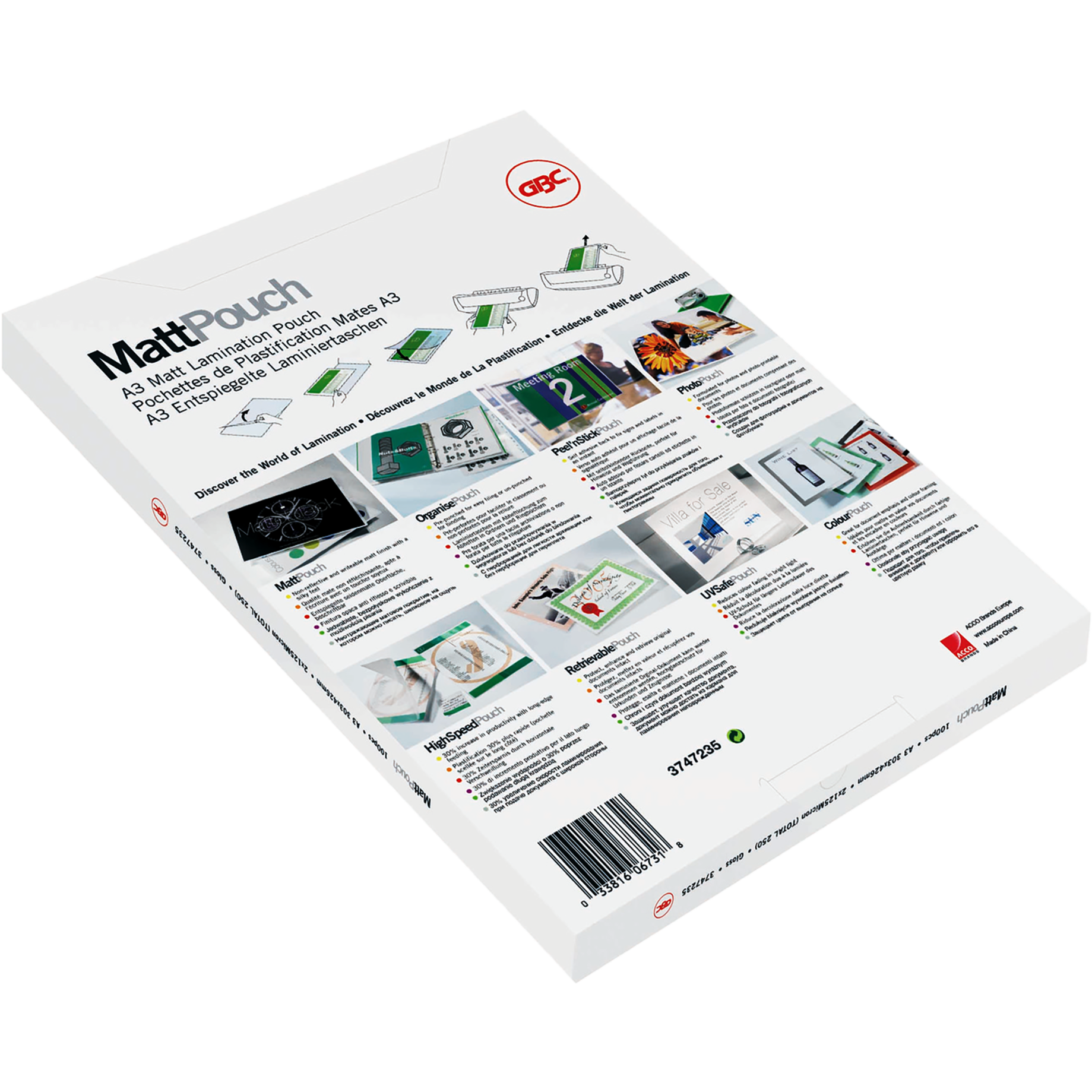 Heißlaminier-Folientasche MattPouch
