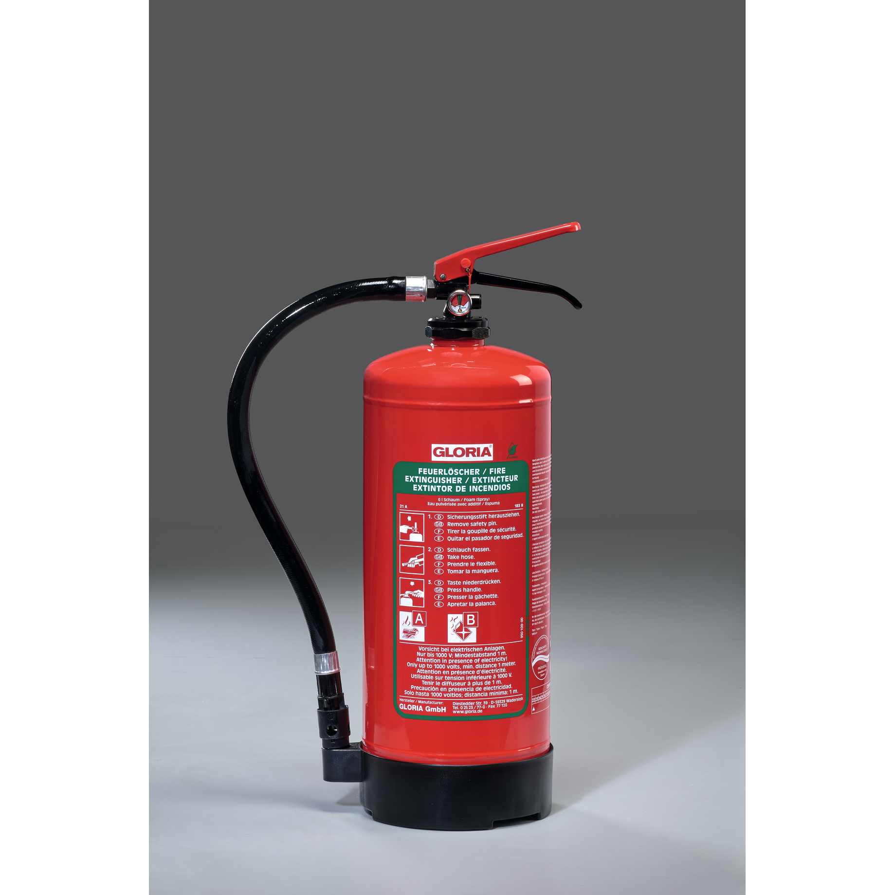 Fluorfreier Schaum Handhebel Feuerlöscher SDB 6