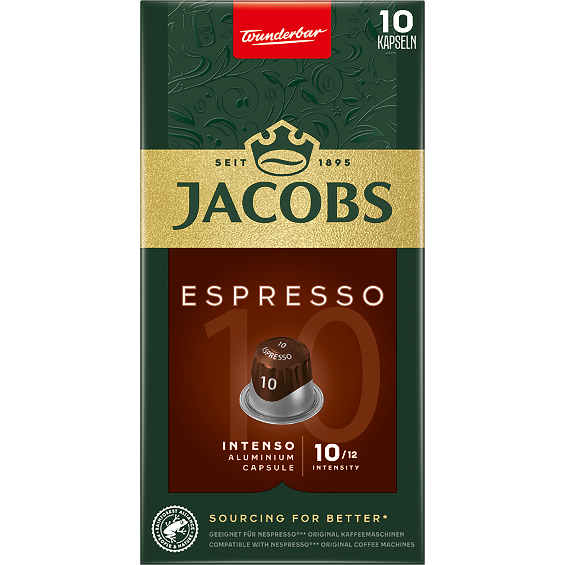 Kaffeekapsel Espresso Intenso 10