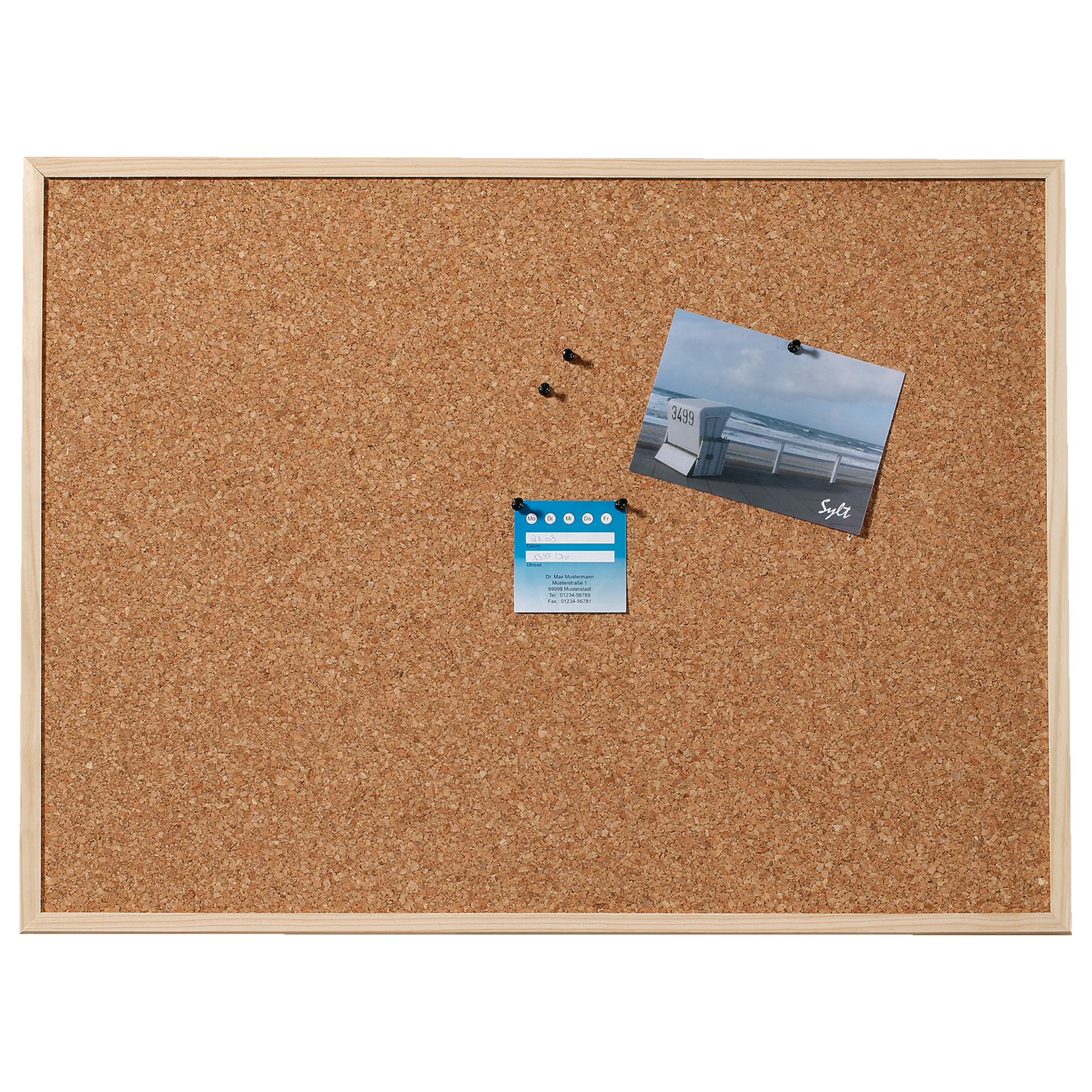Kork-Pin-Wandtafel