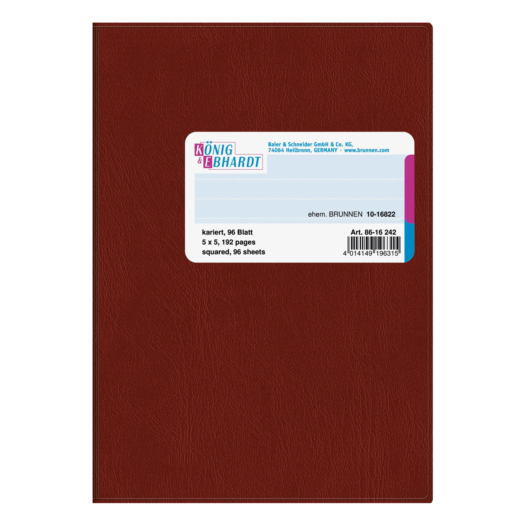 Geschäftsbuch DIN A6 ohne Register