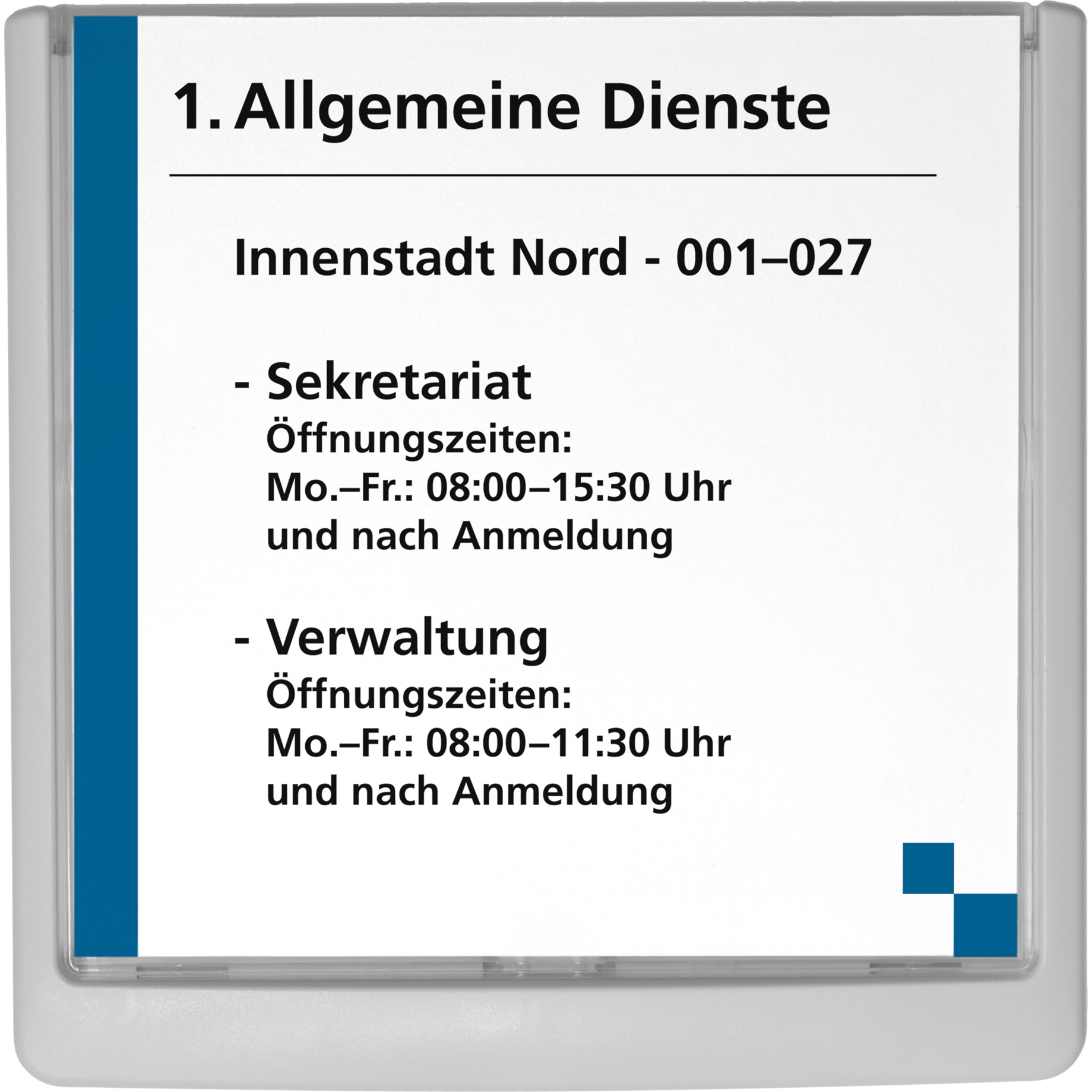 Türschild CLICK SIGN