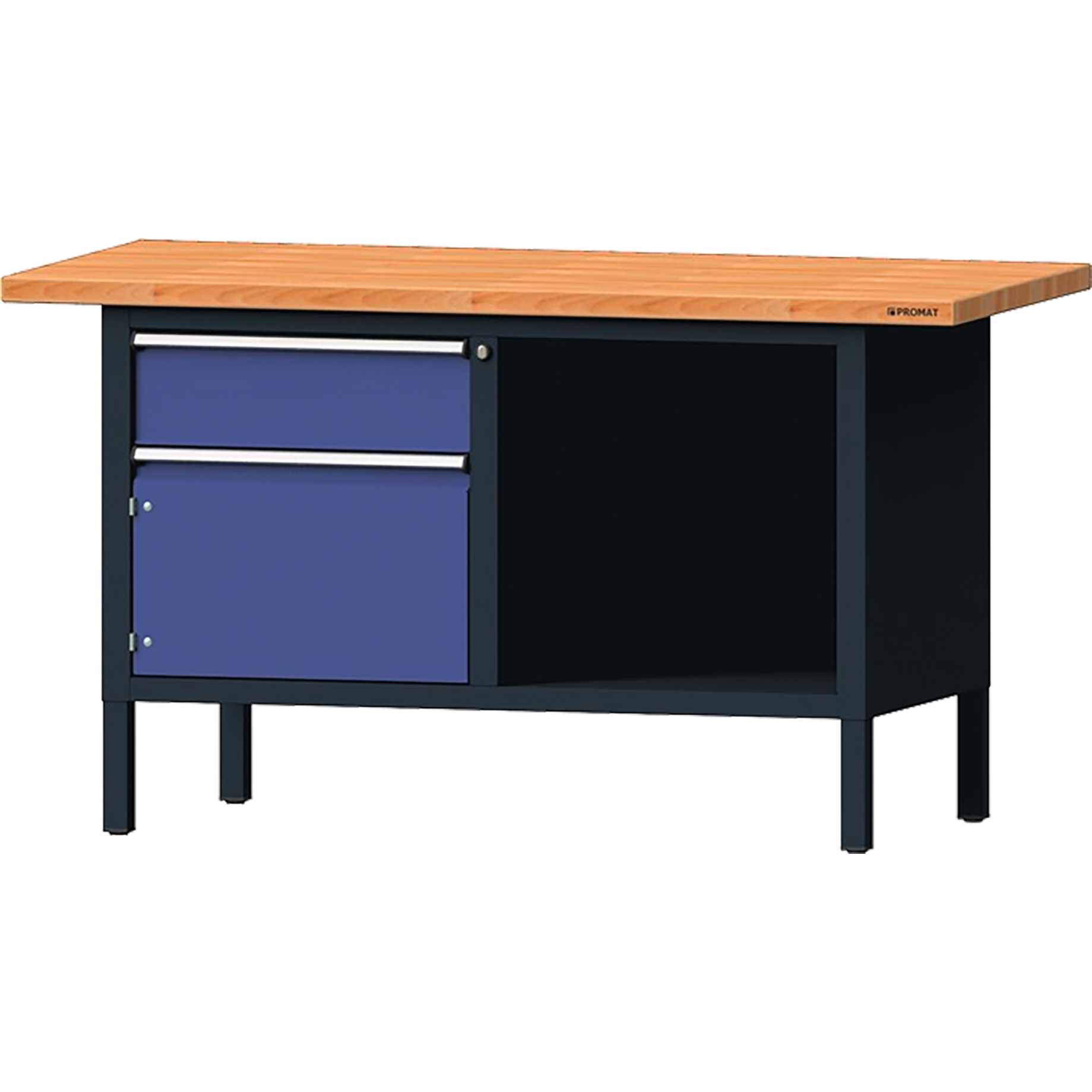 Werkbank, 1 Schublade 1 Tür, H 84 cm