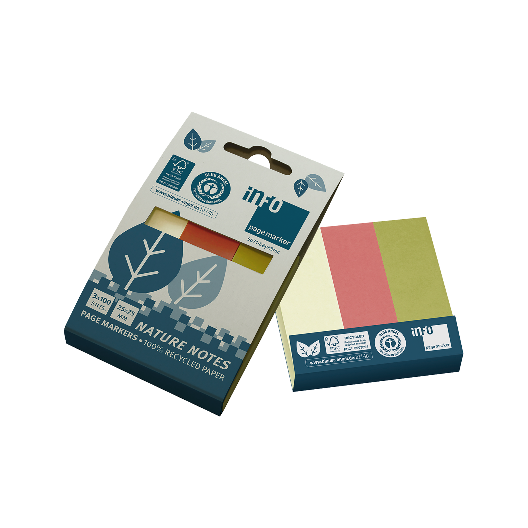 Page Maker Recycling 25 x 75 mm