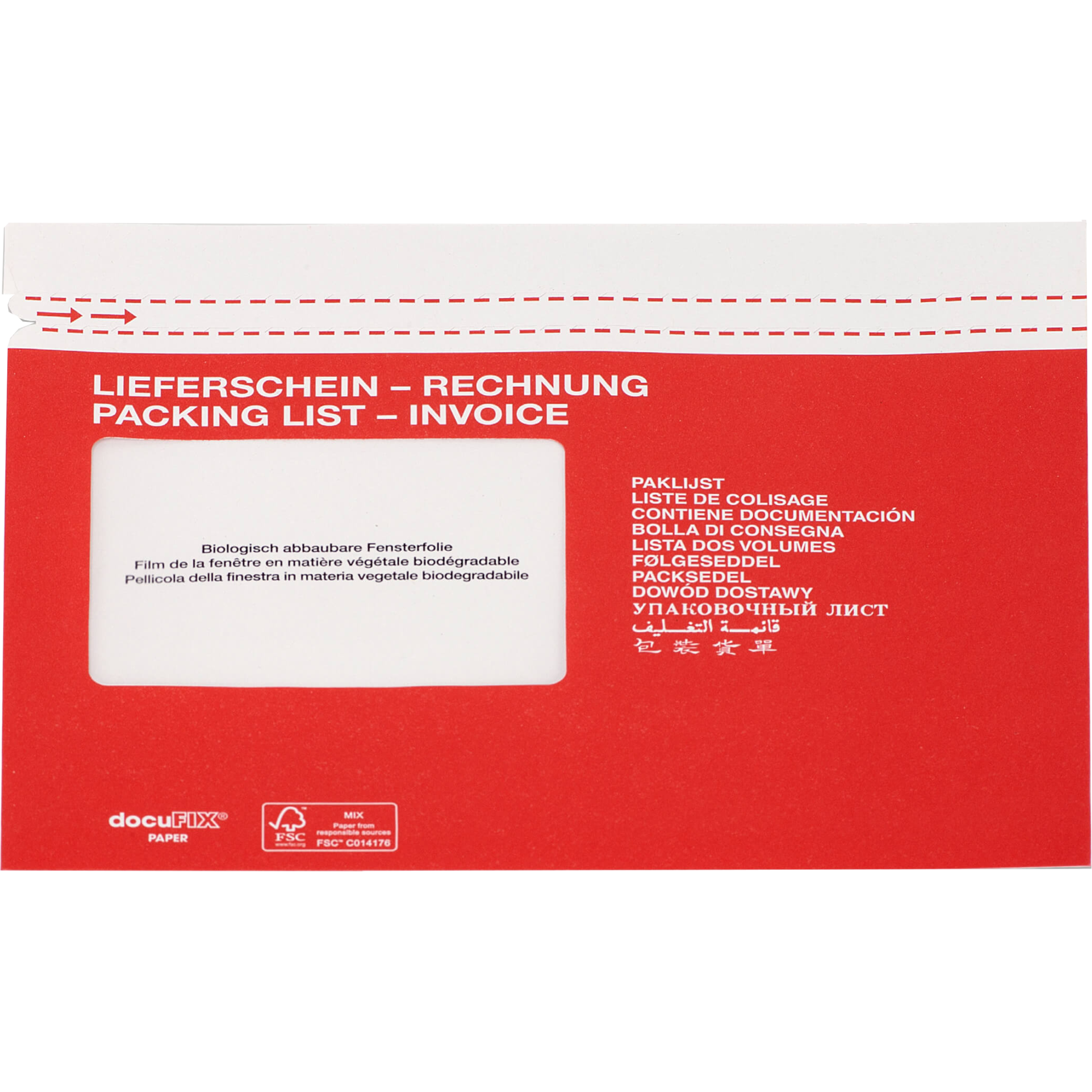 Begleitpapiertasche docuFIX® paper