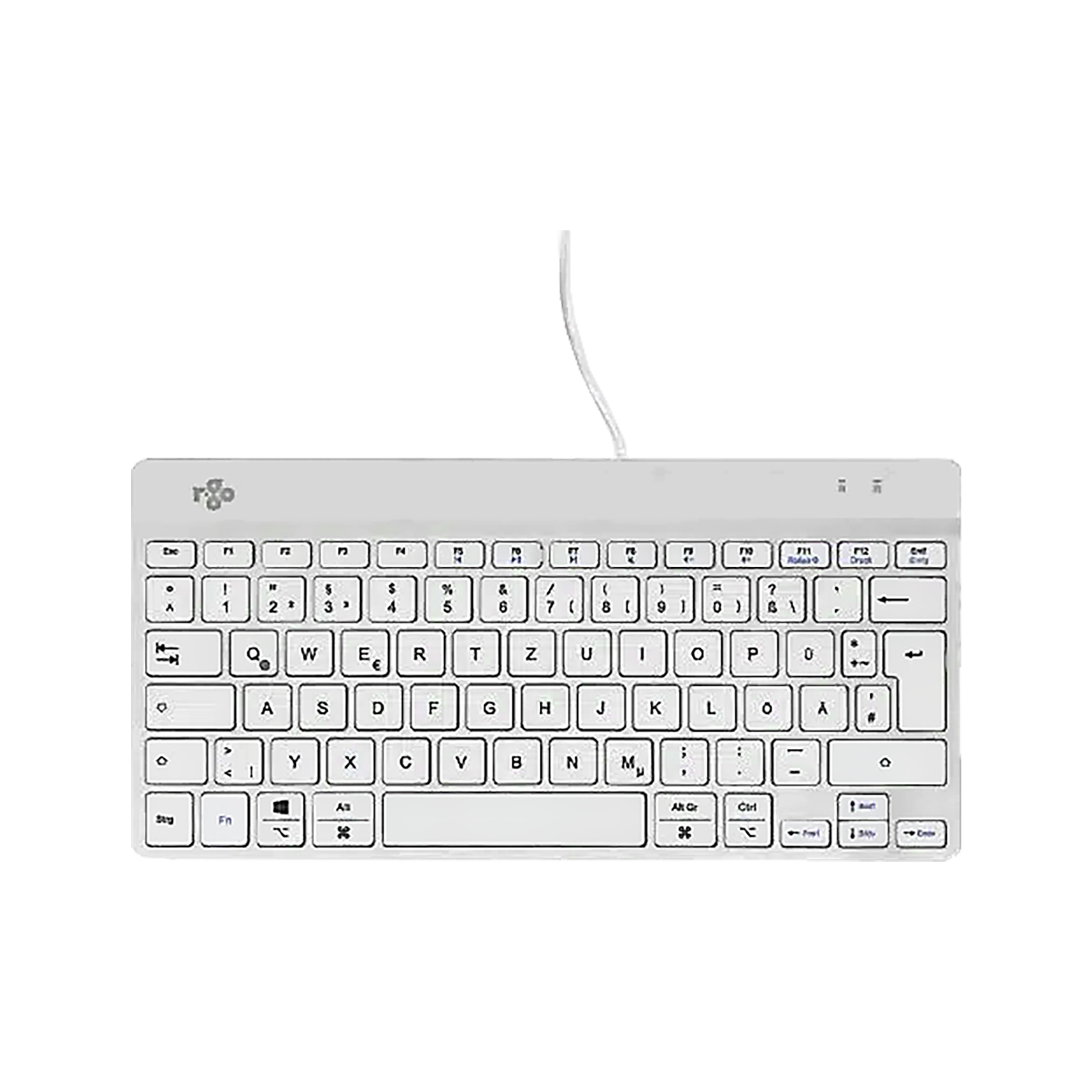 Ergonomische Tastatur R-Go Compact Break, kabelgebunden
