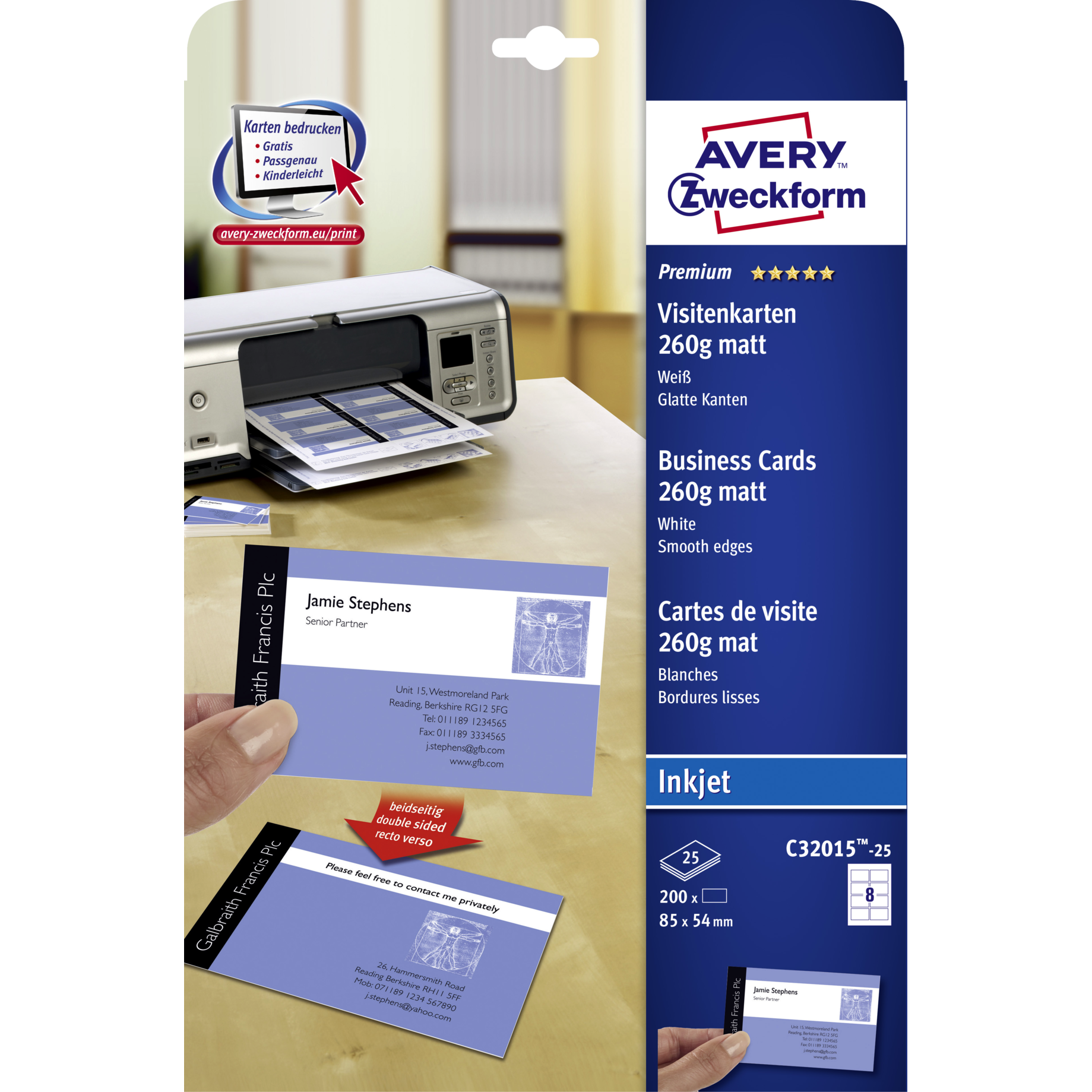 Visitenkarten Premium