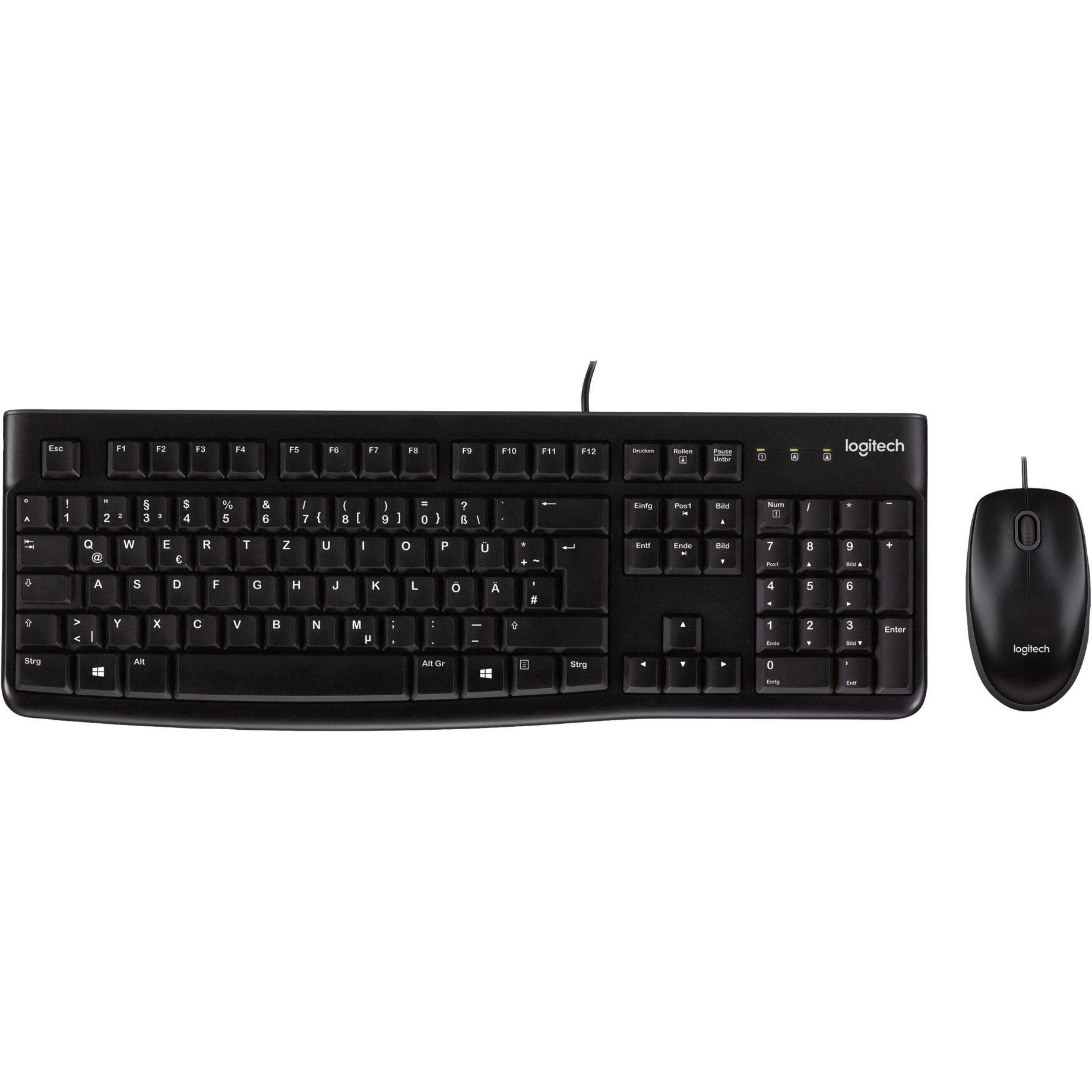Tastatur-Maus-Set MK120, kabelgebunden