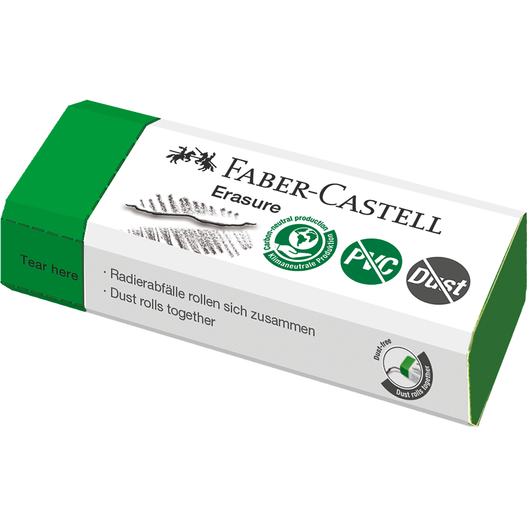 Radierer Dust free