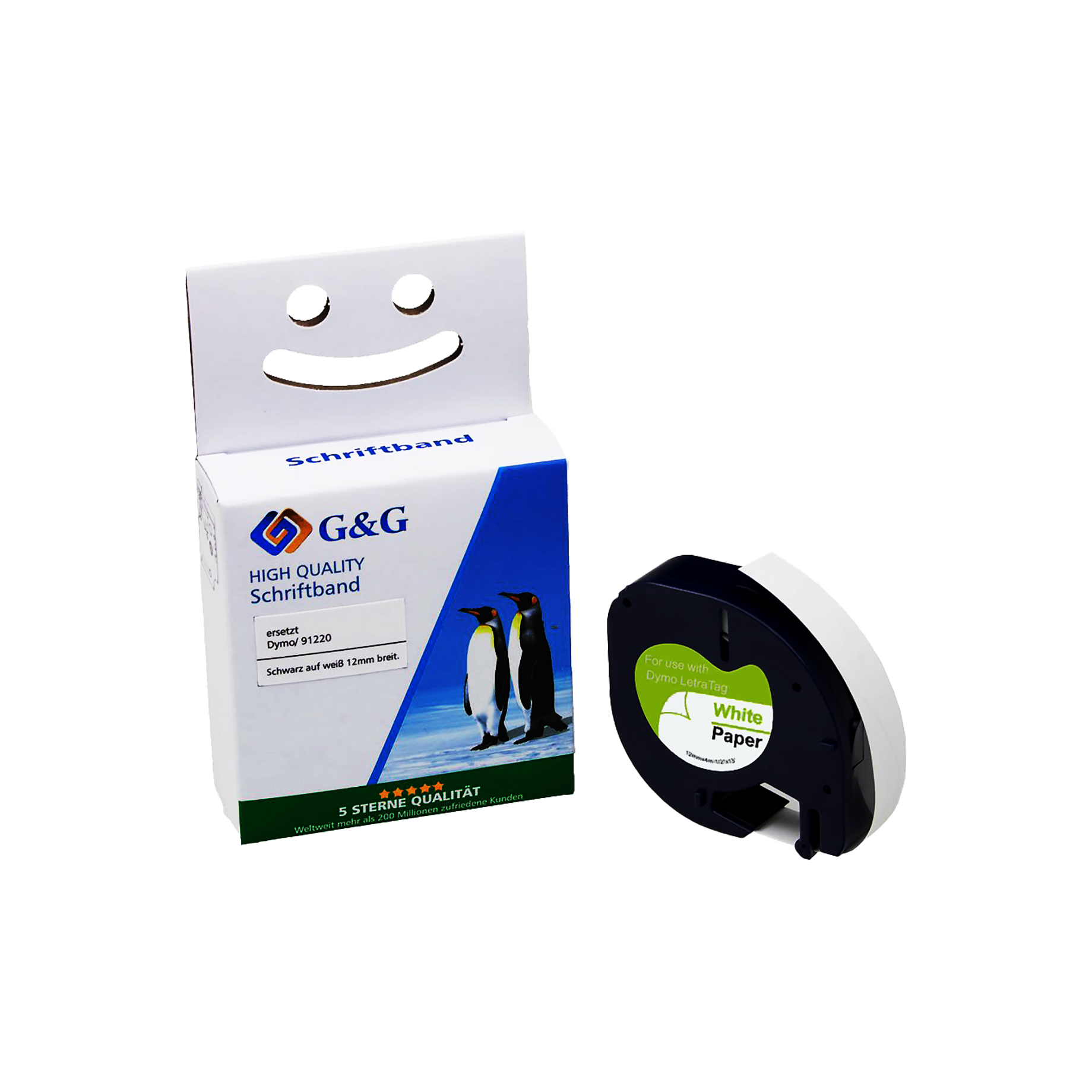 Schriftband für DYMO® LetraTAG