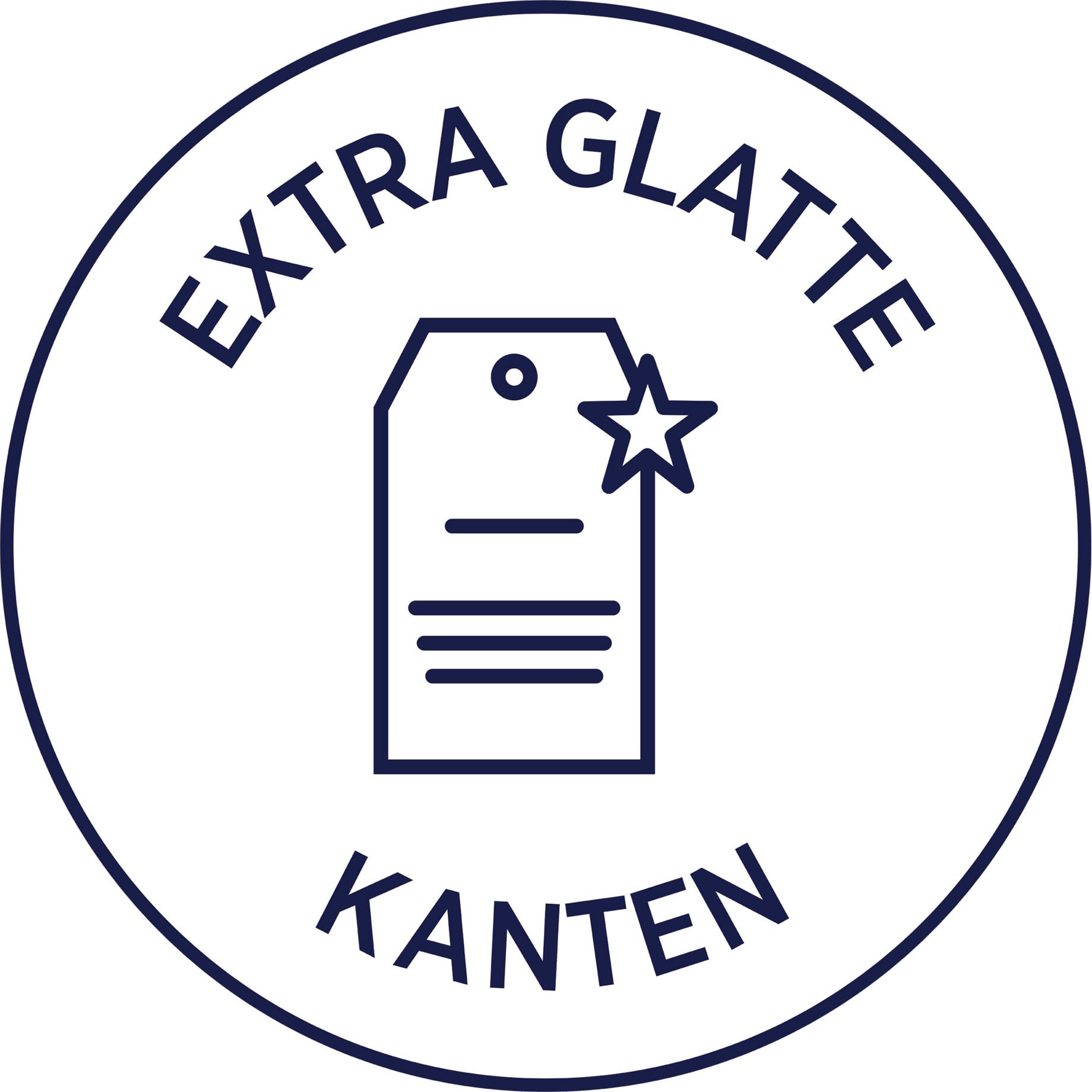 Premium Visitenkarte mit glatten Kanten