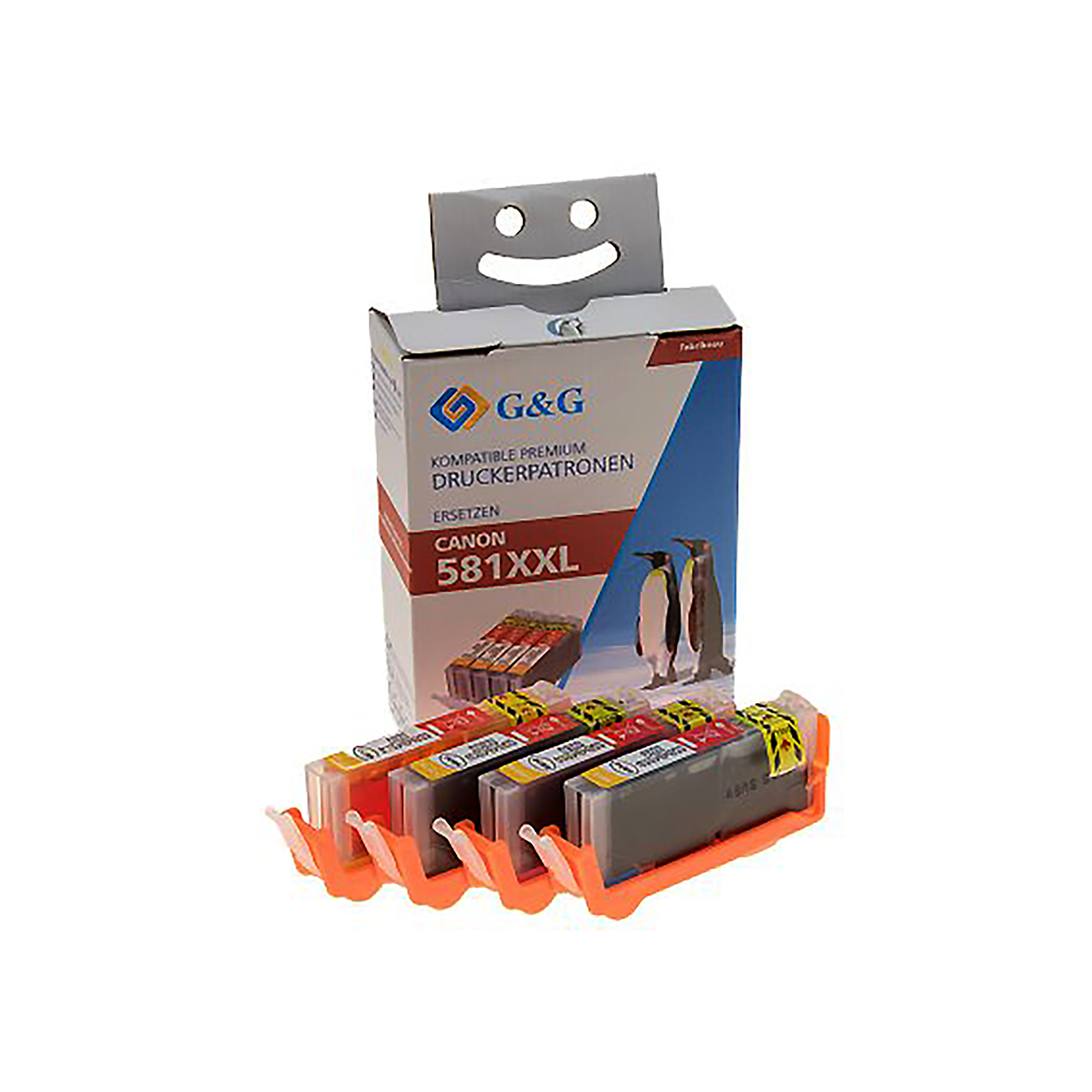 Inkjetpatrone kompatibel zu Canon PGI-580/CLI-581 Multipack