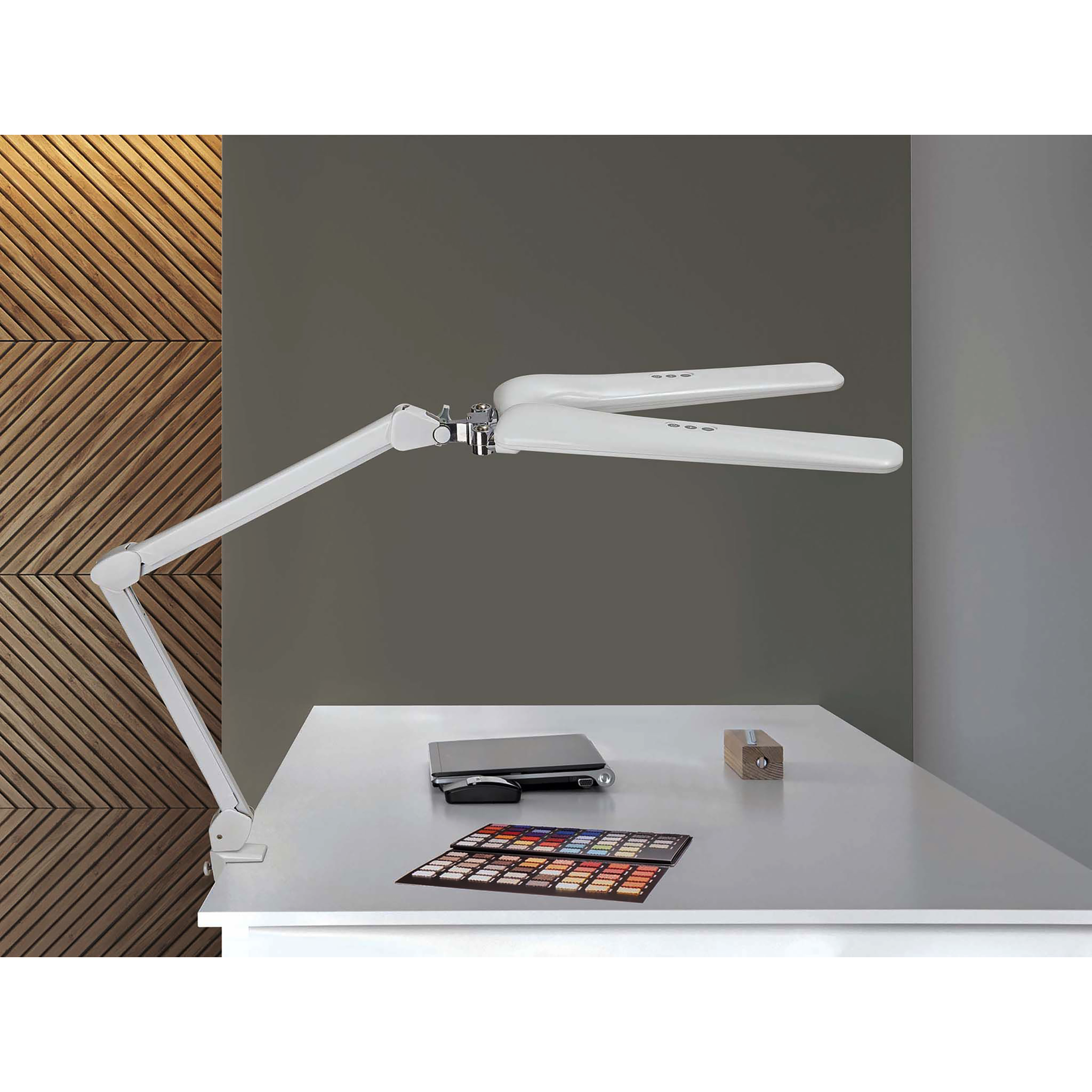 LED-Arbeitsplatzleuchte MAULcraft duo, dimmbar