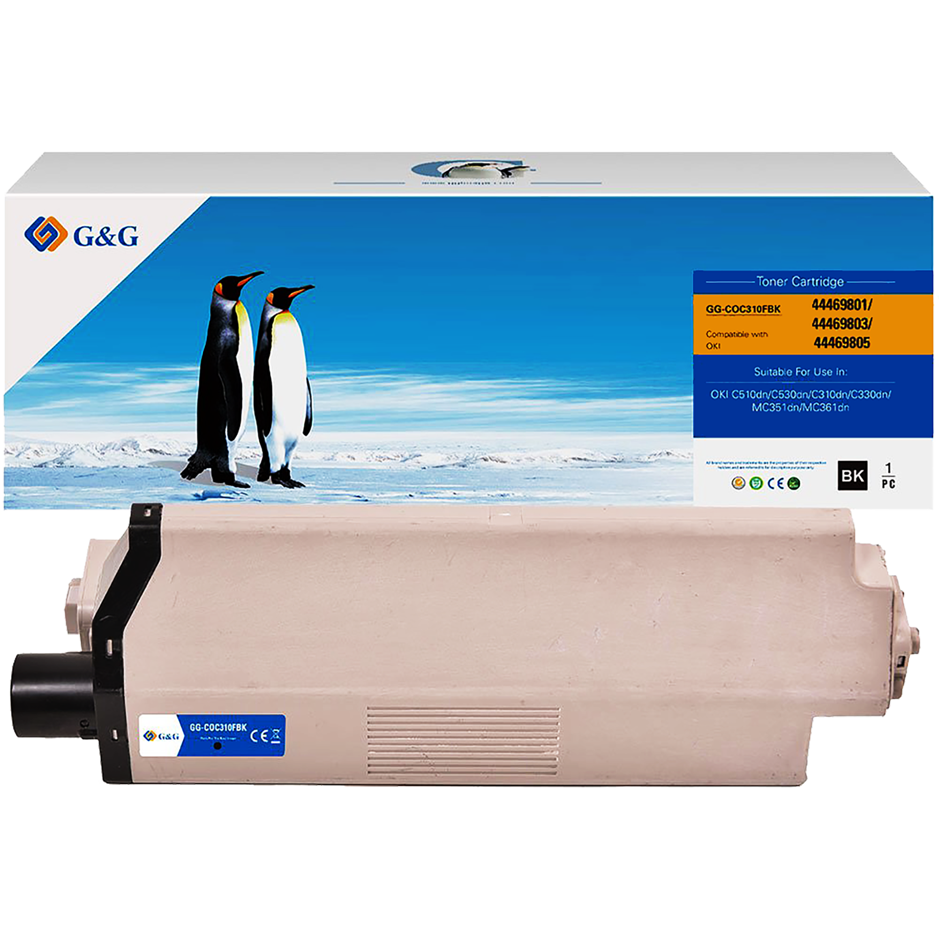 Toner kompatibel mit OKI 44469803