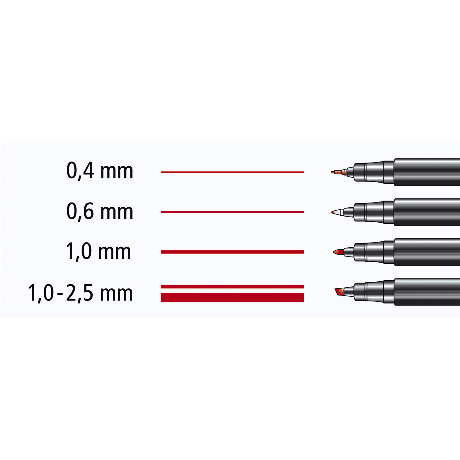 Lumocolor® non-permanent Faserschreiber B