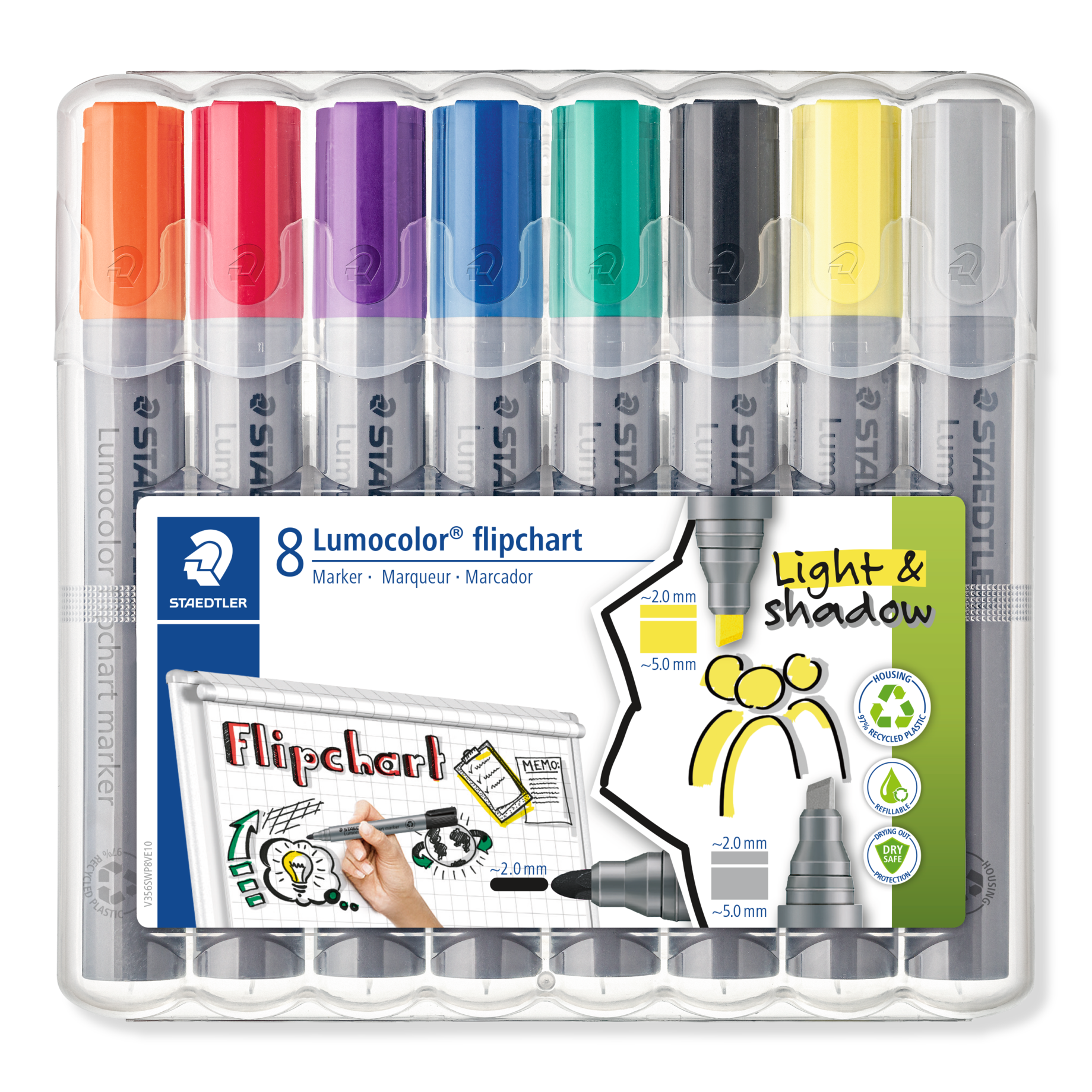 Lumocolor® Flipchartmarker 356 SWP8
