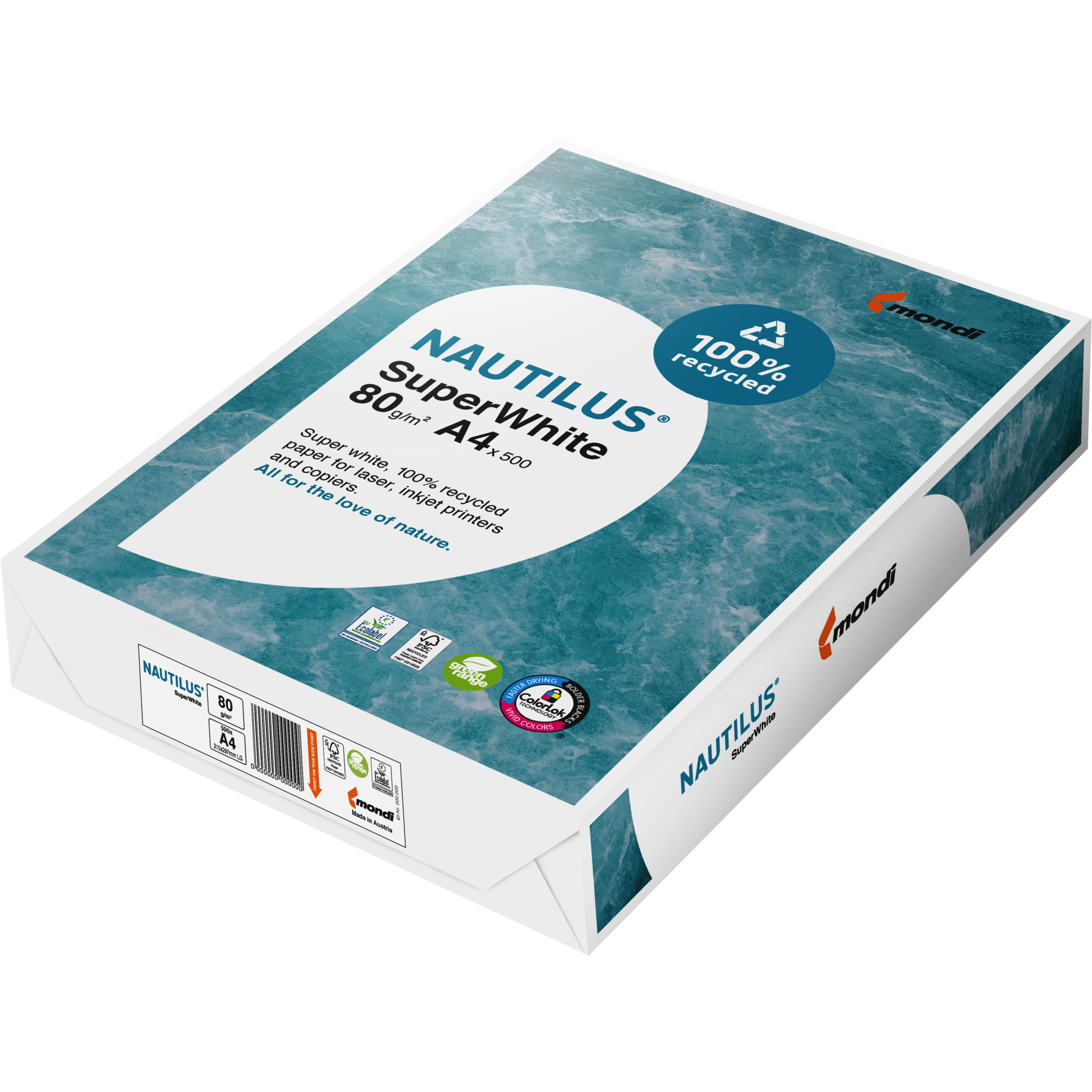 Recycling-Kopierpapier NAUTILUS® Super White
