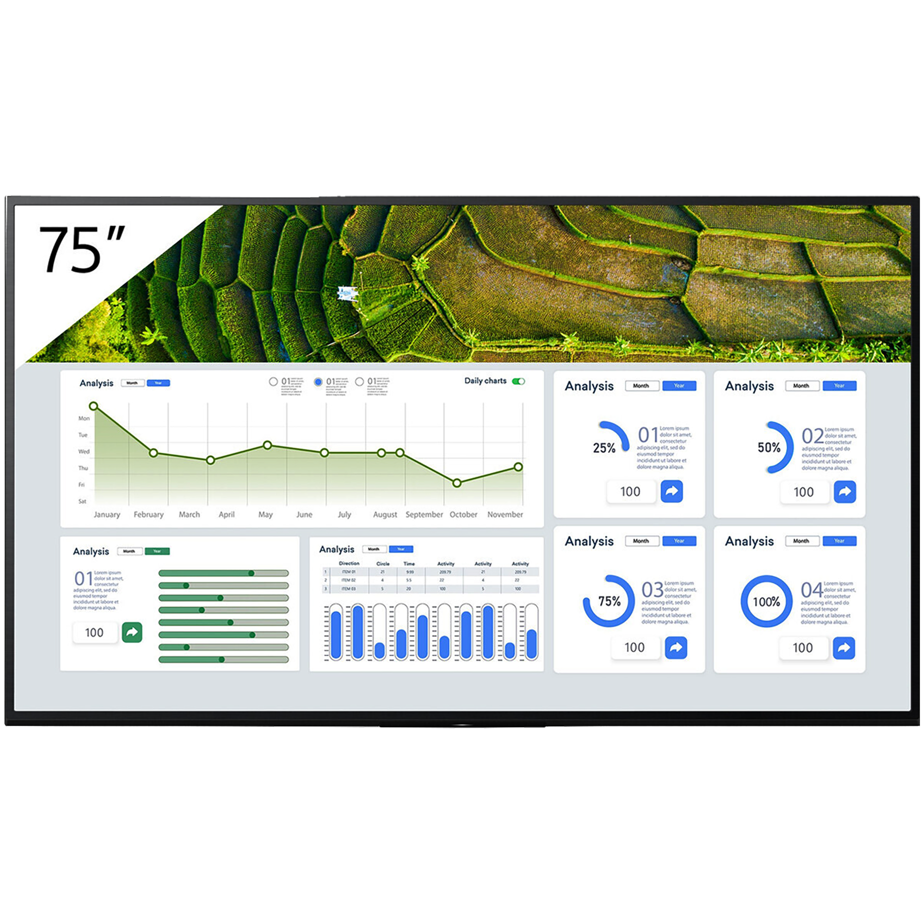 LCD-Display BAVARIA Professional BZ30L-Serie
