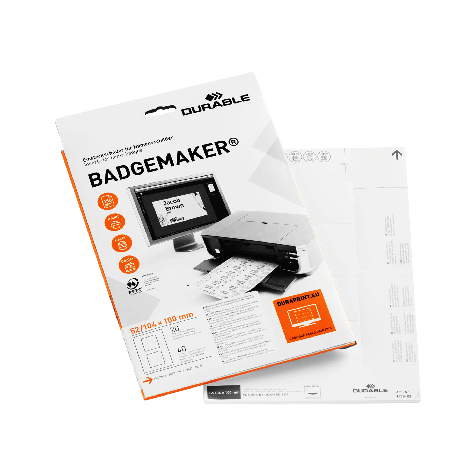 Einsteckschild BADGEMAKER®