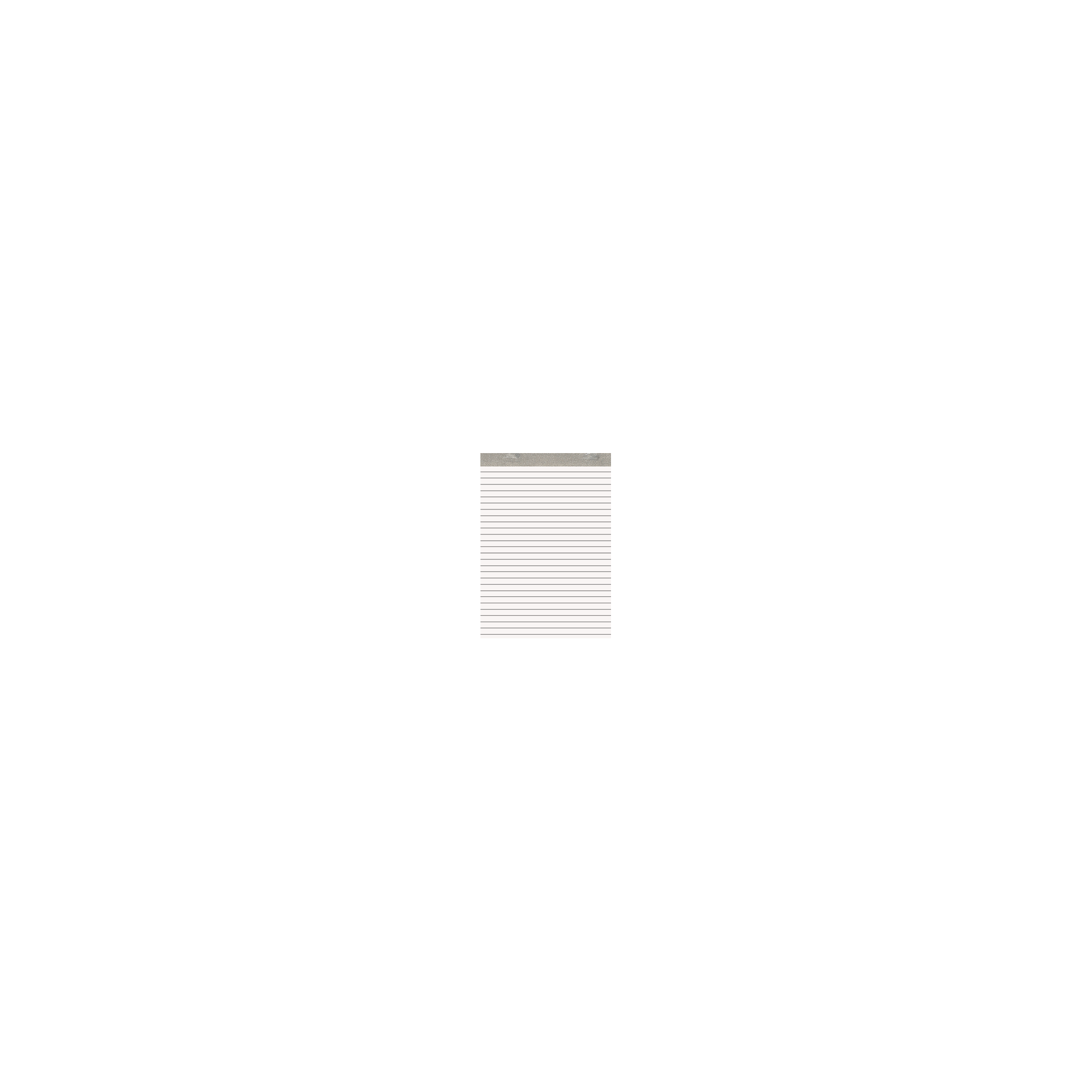 Notizblock Style ohne Deckblatt
