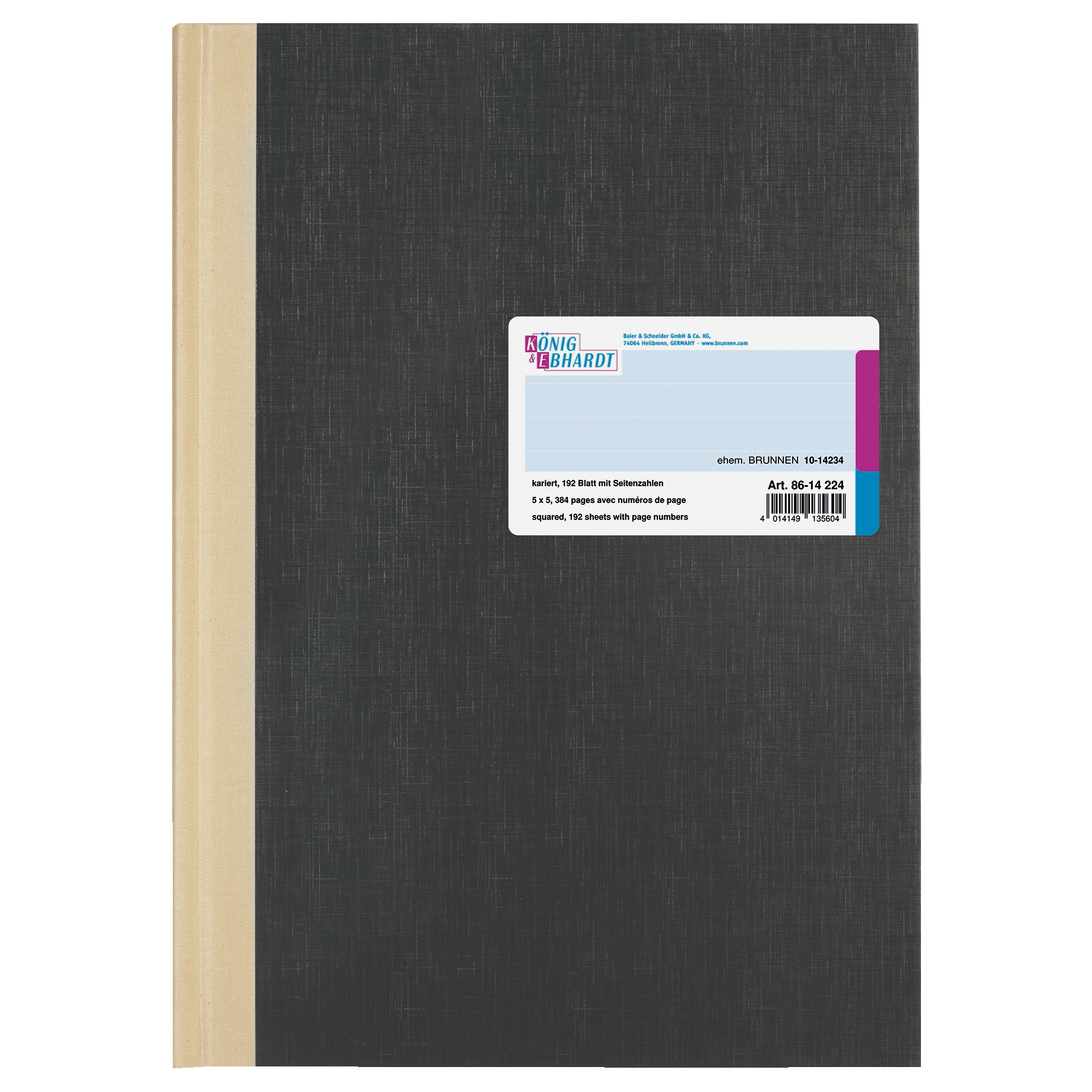 Geschäftsbuch DIN A4 mit Deckenband