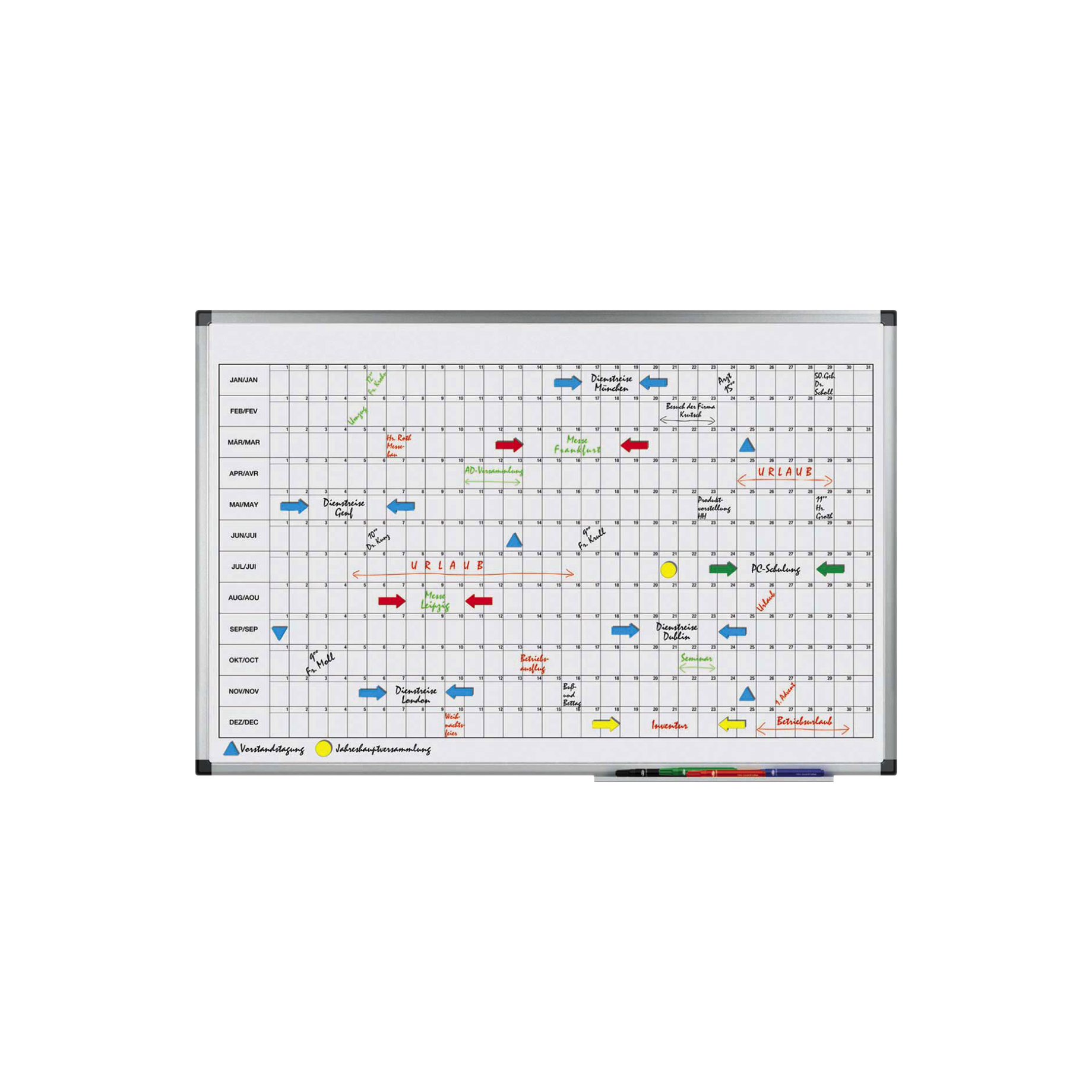 Jahresplaner PREMIUM horizontal