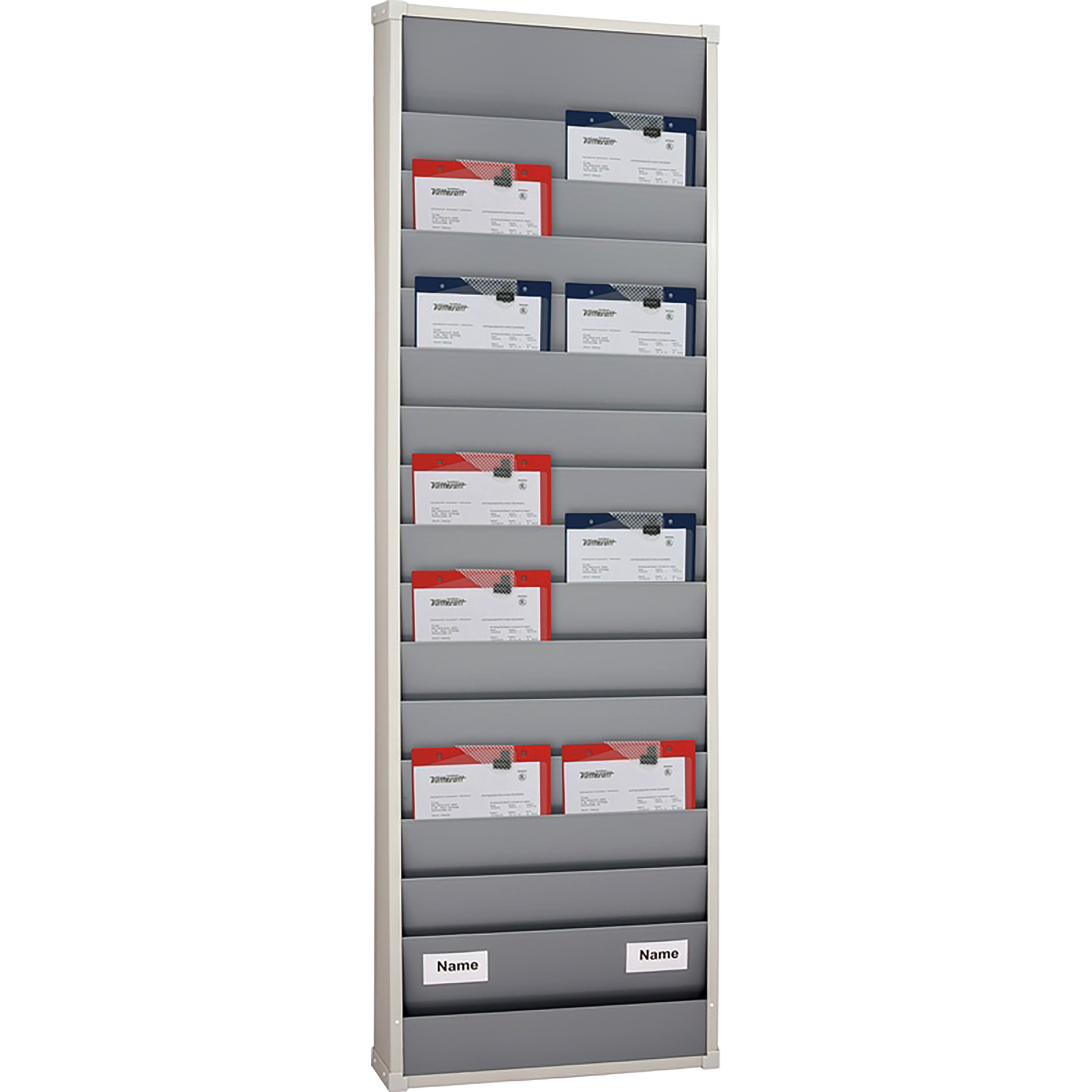 Planungstafel für den Werkstattbereich, zweireihig