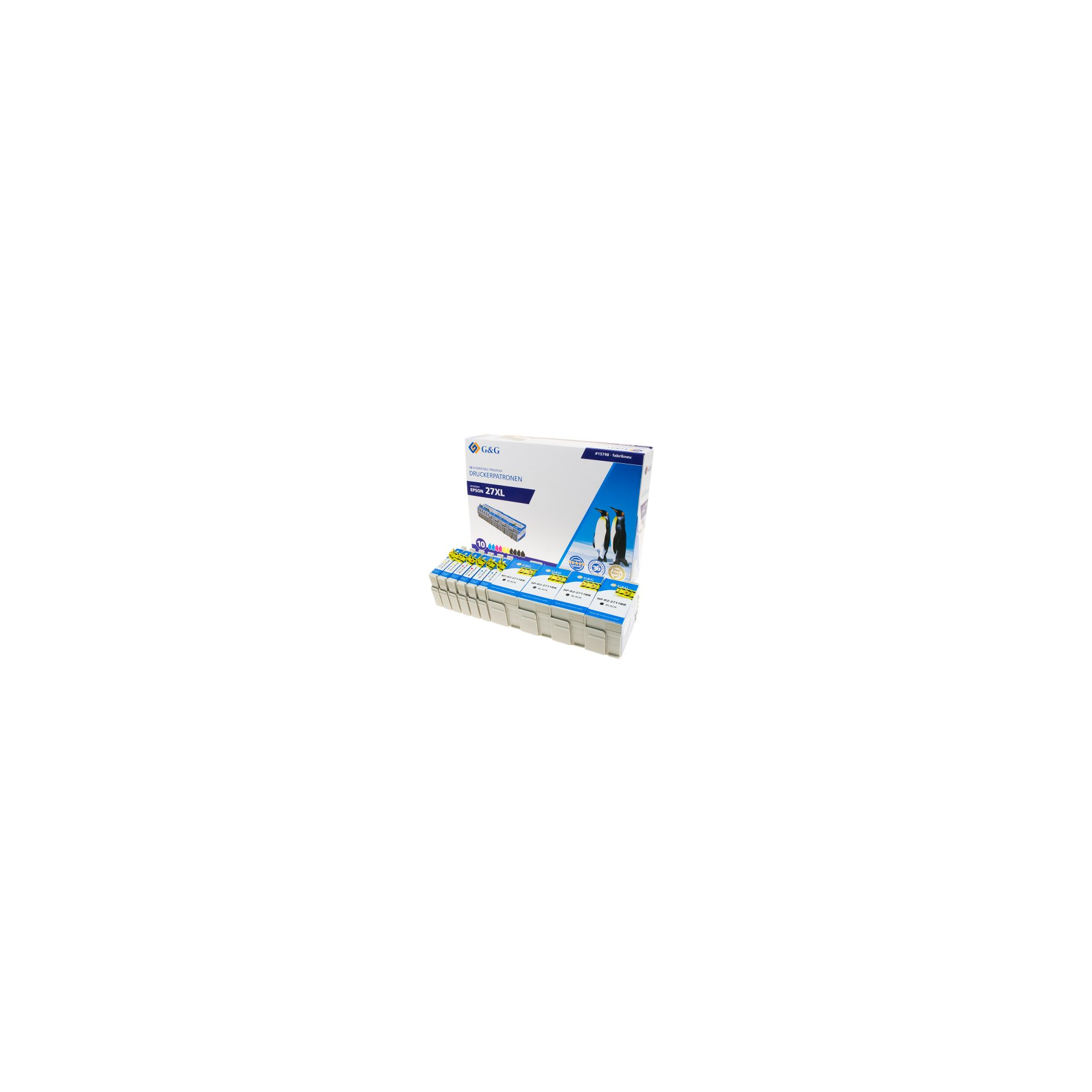 Inkjetpatrone kompatibel zu Epson 27XL Multipack
