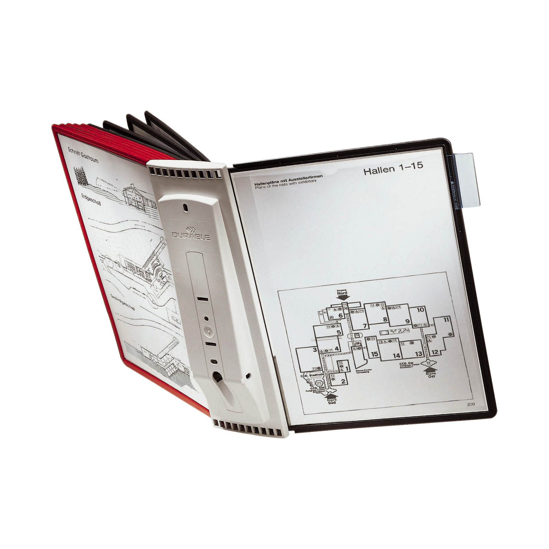 Sichttafelwandhalter SHERPA® WALL 10