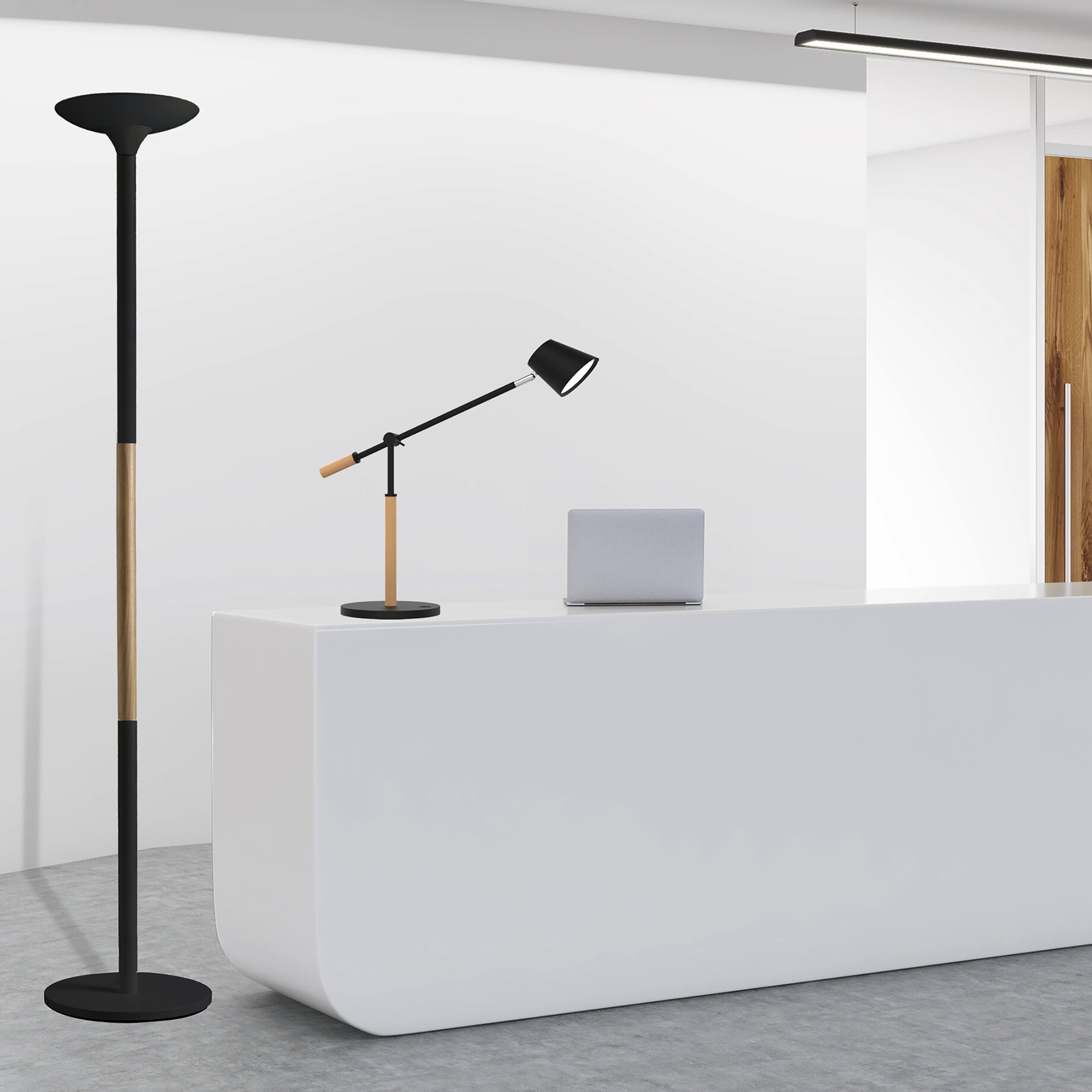 LED Deckenfluter PRYSKA, dimmbar
