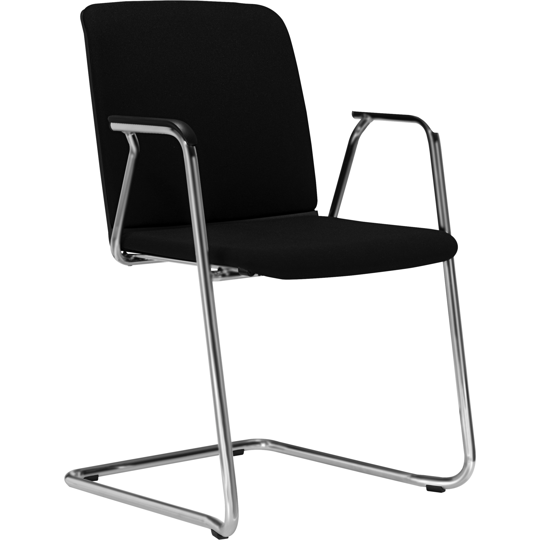 comforto System 29 Besucherstuhl Freischwinger mit Armlehne