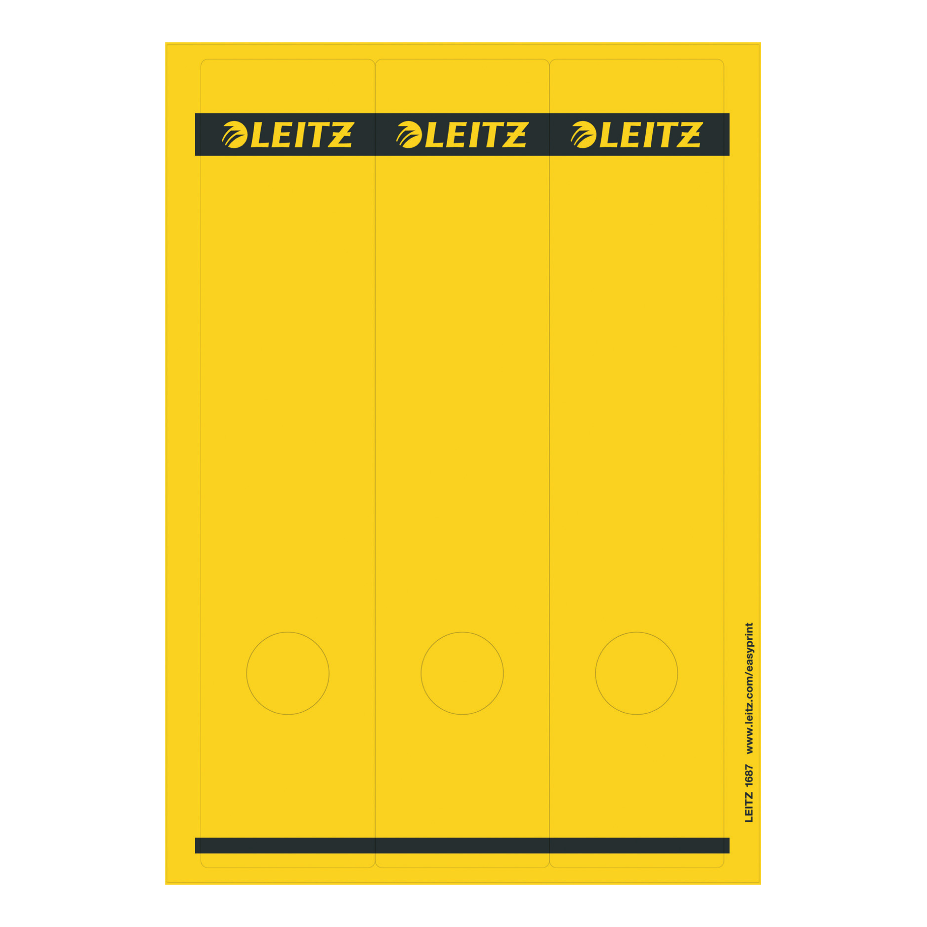 PC-beschriftbares Ordner-Rückenschild