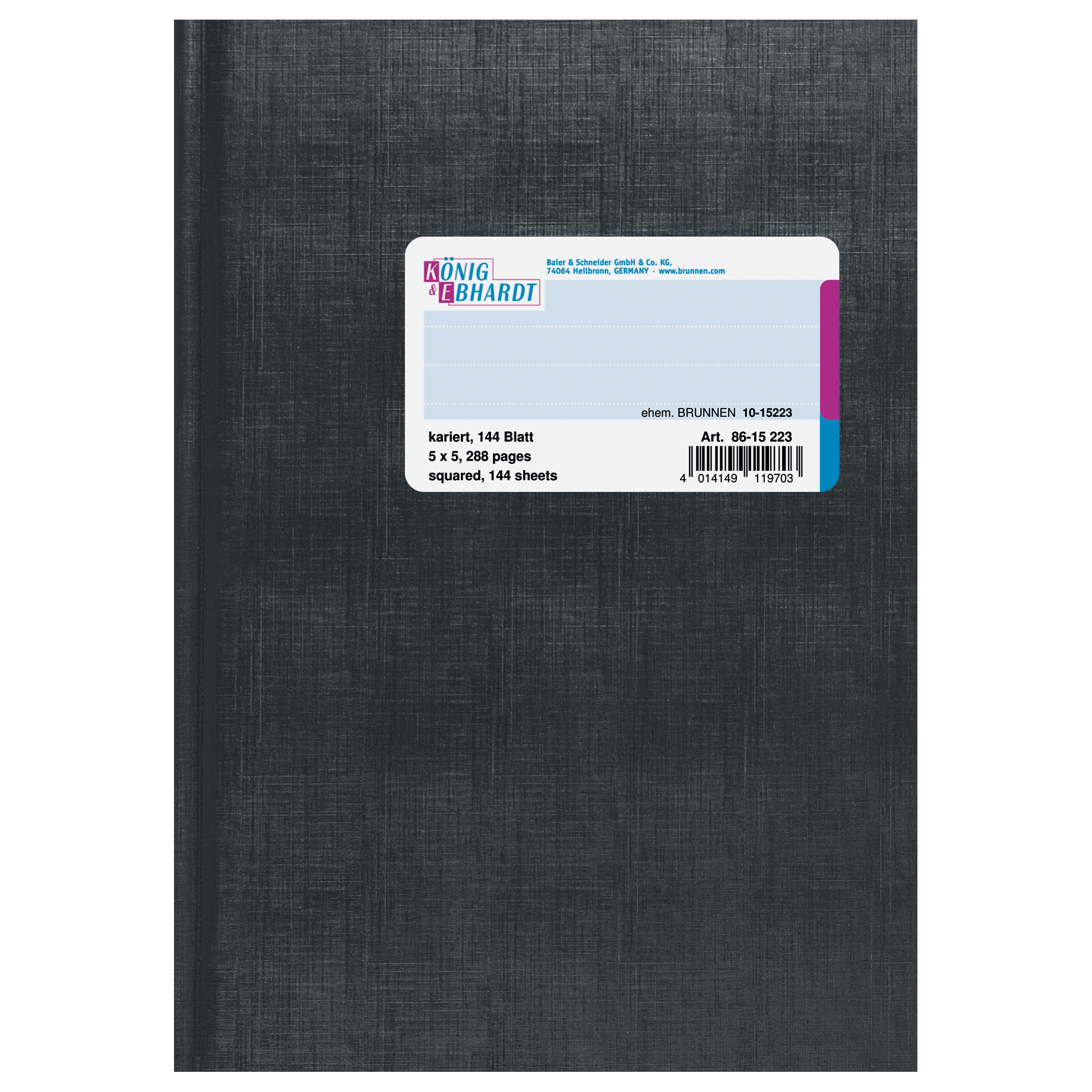 Geschäftsbuch DIN A5 Deckenband