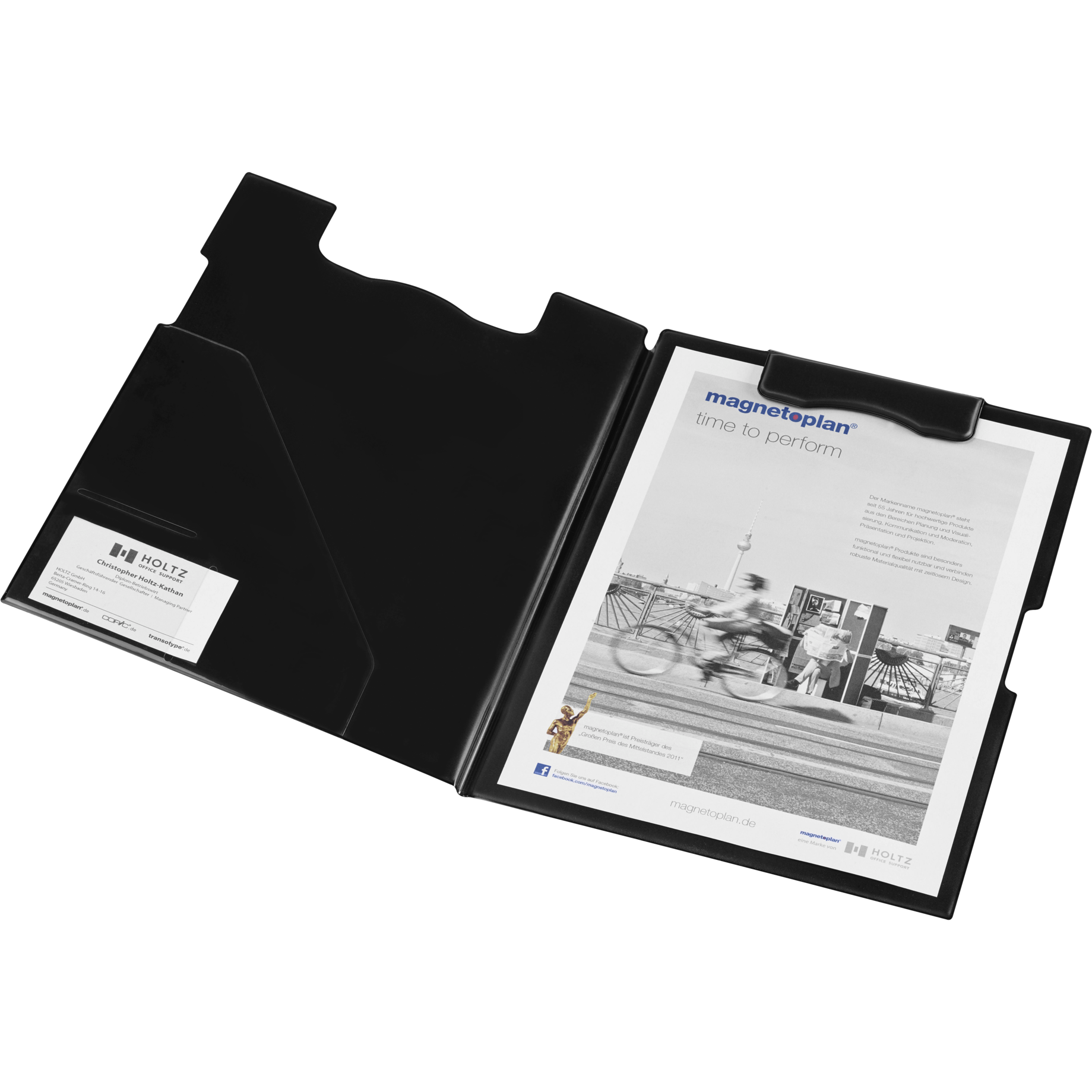 Klemm-Mappe, magnetisch