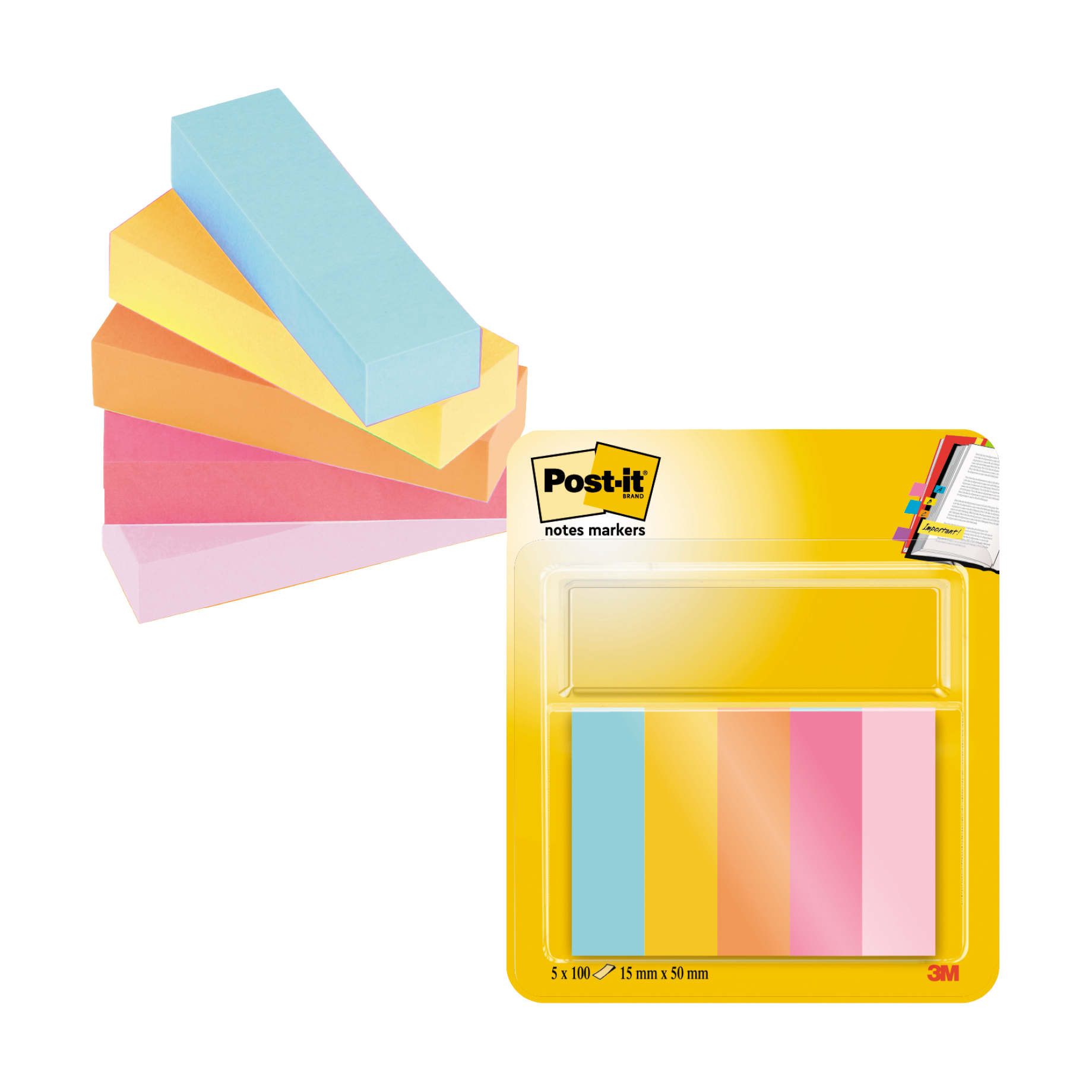 Post-it® Page Marker Beachside Collection