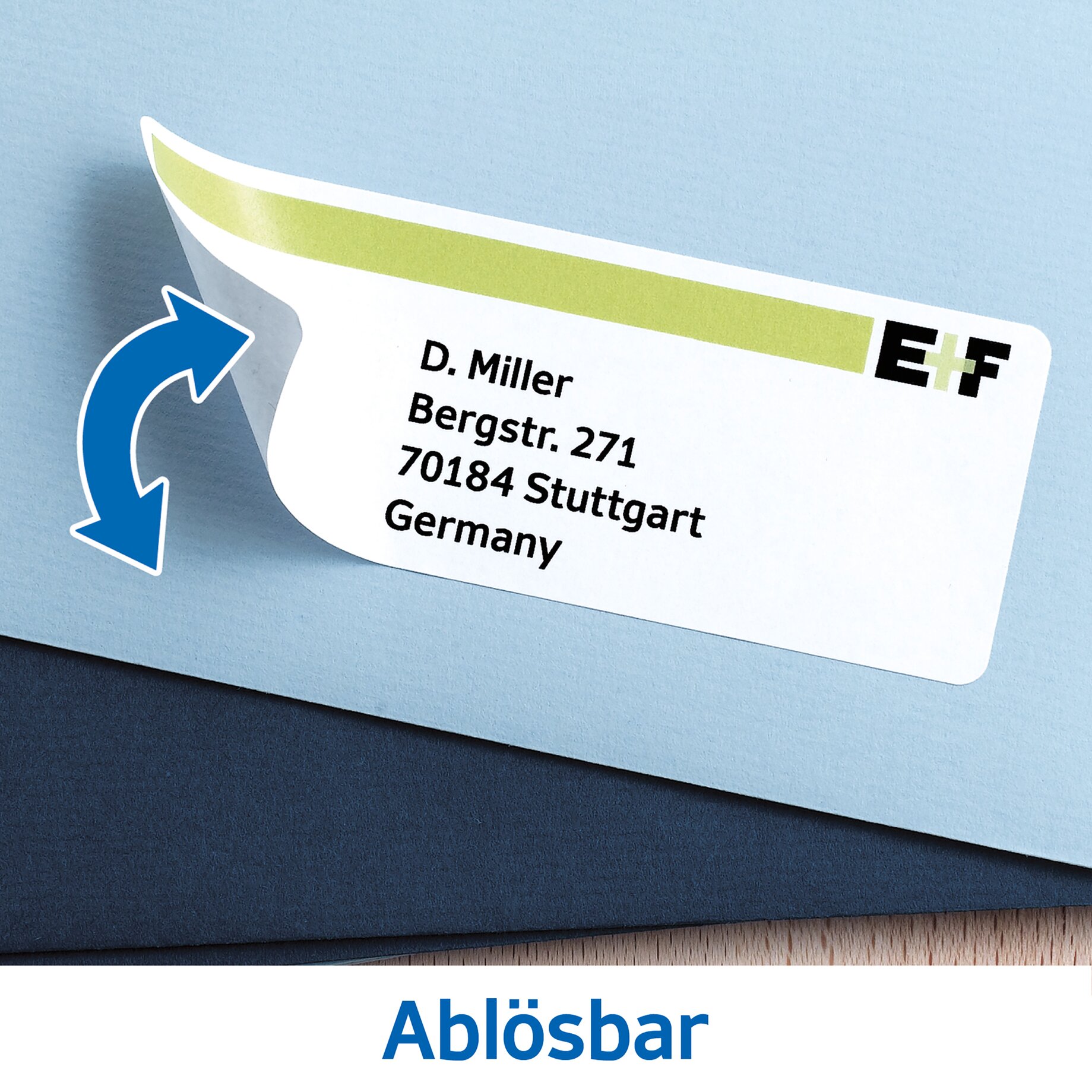 Folien-Etikett, rund, wetterfest, ablösbar