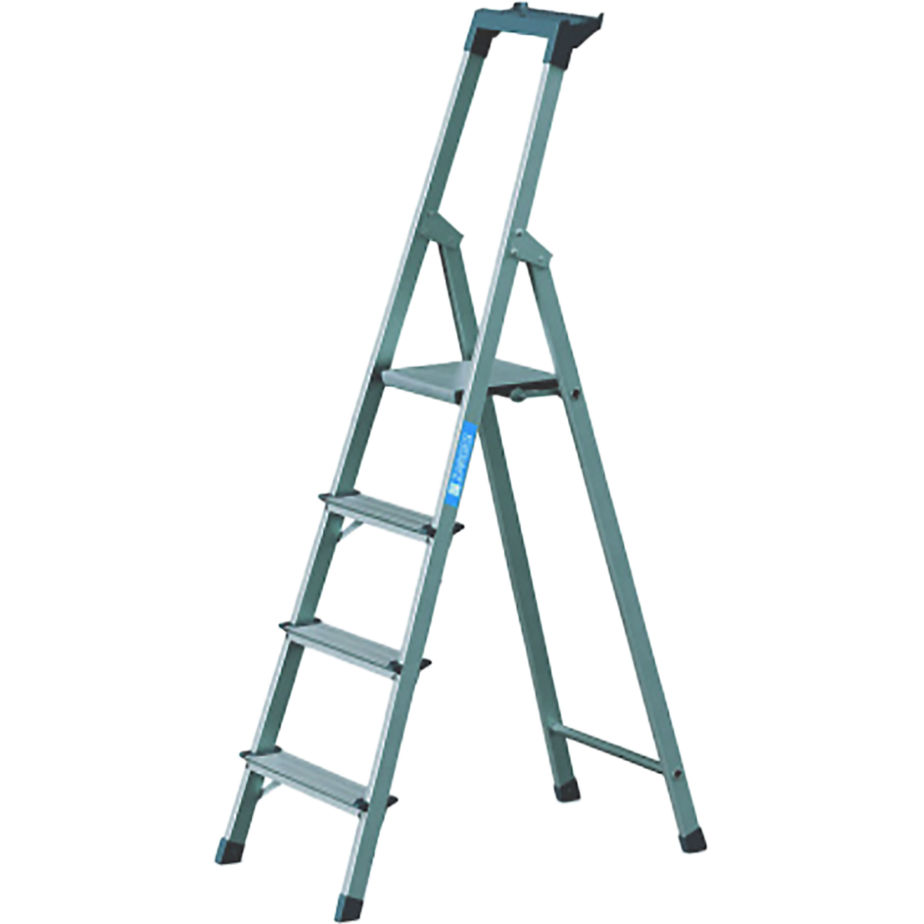 Stufenstehleiter, Aluminium eloxiert