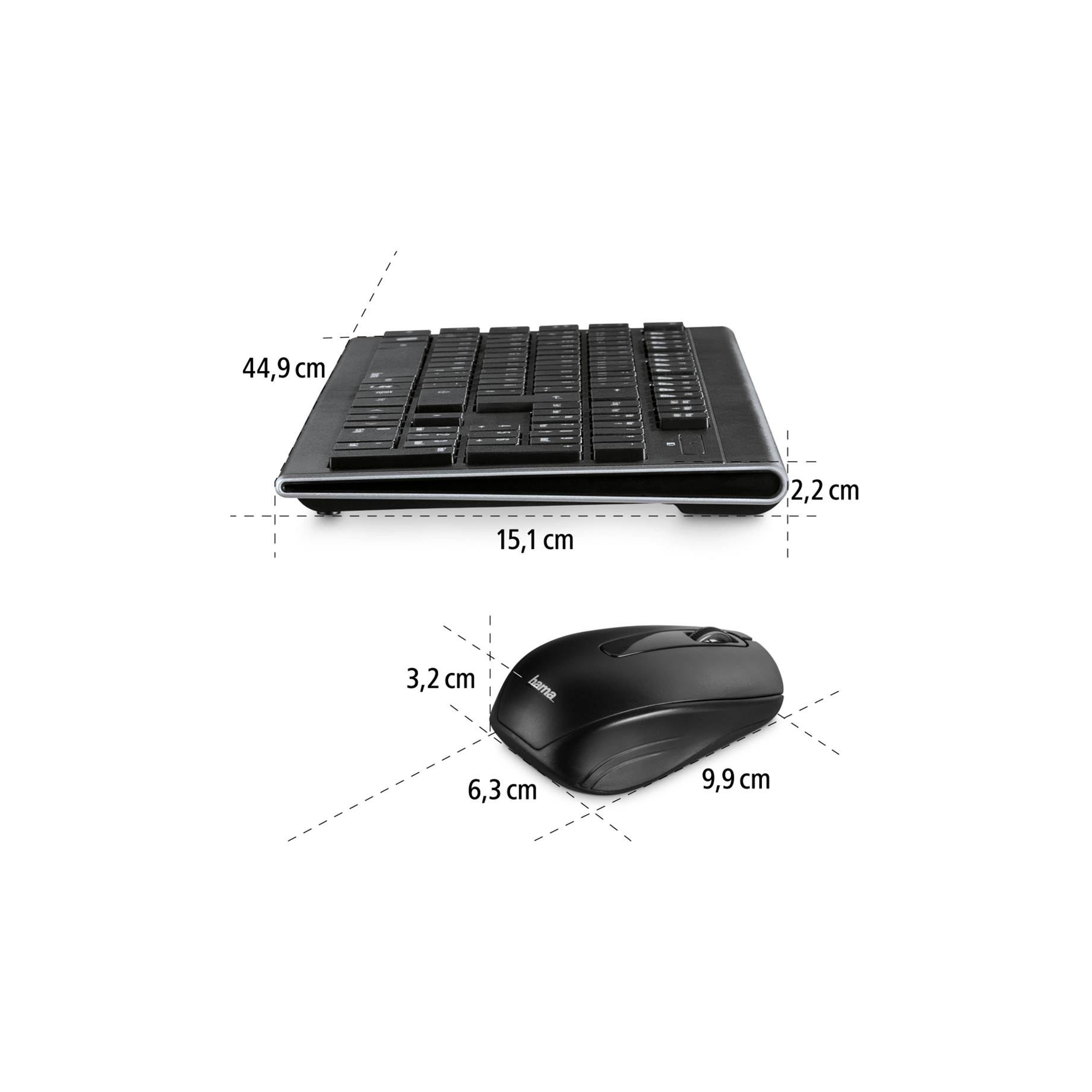 Funktastatur-/Maus-Set "Cortino"