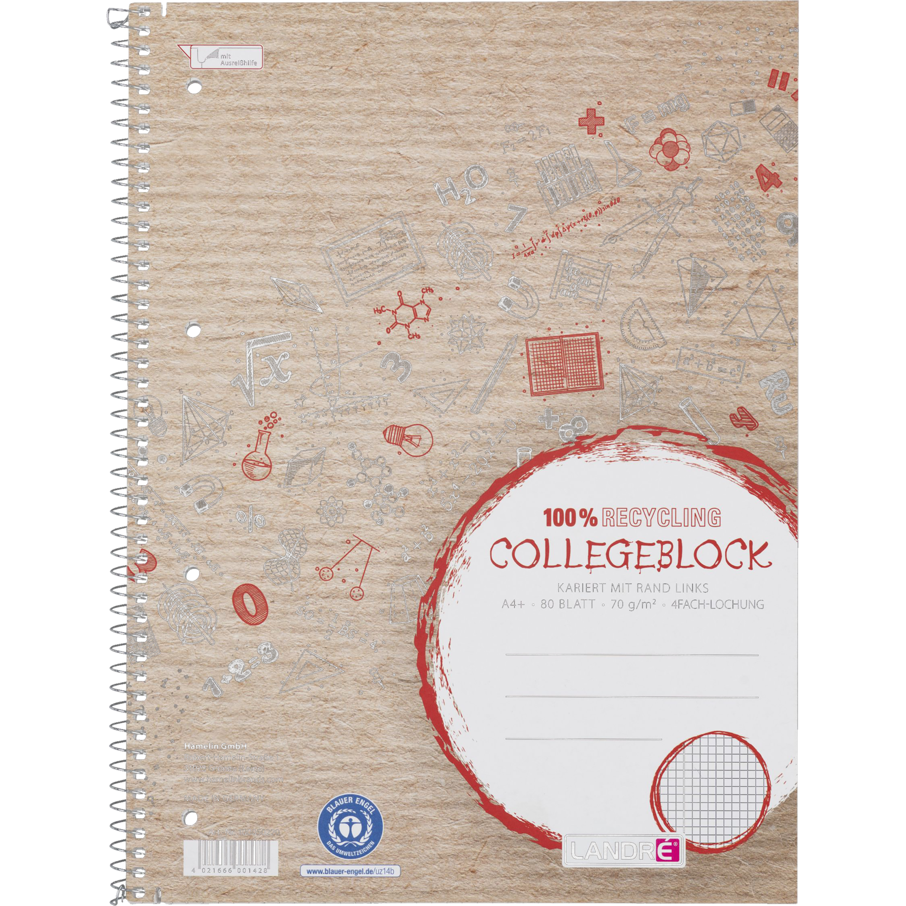 Collegeblock RCP A4+