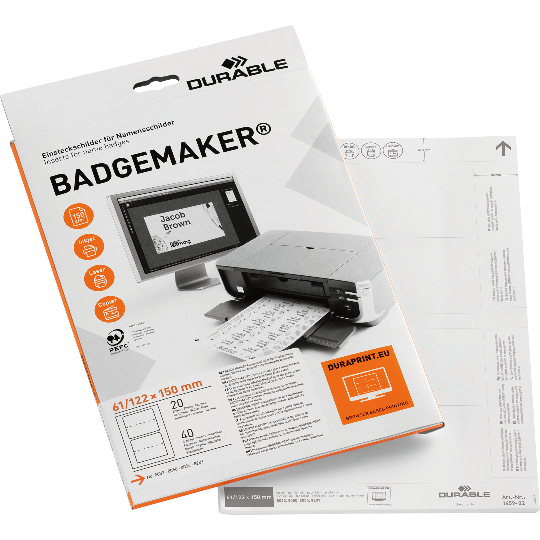 Einsteckschild BADGEMAKER®