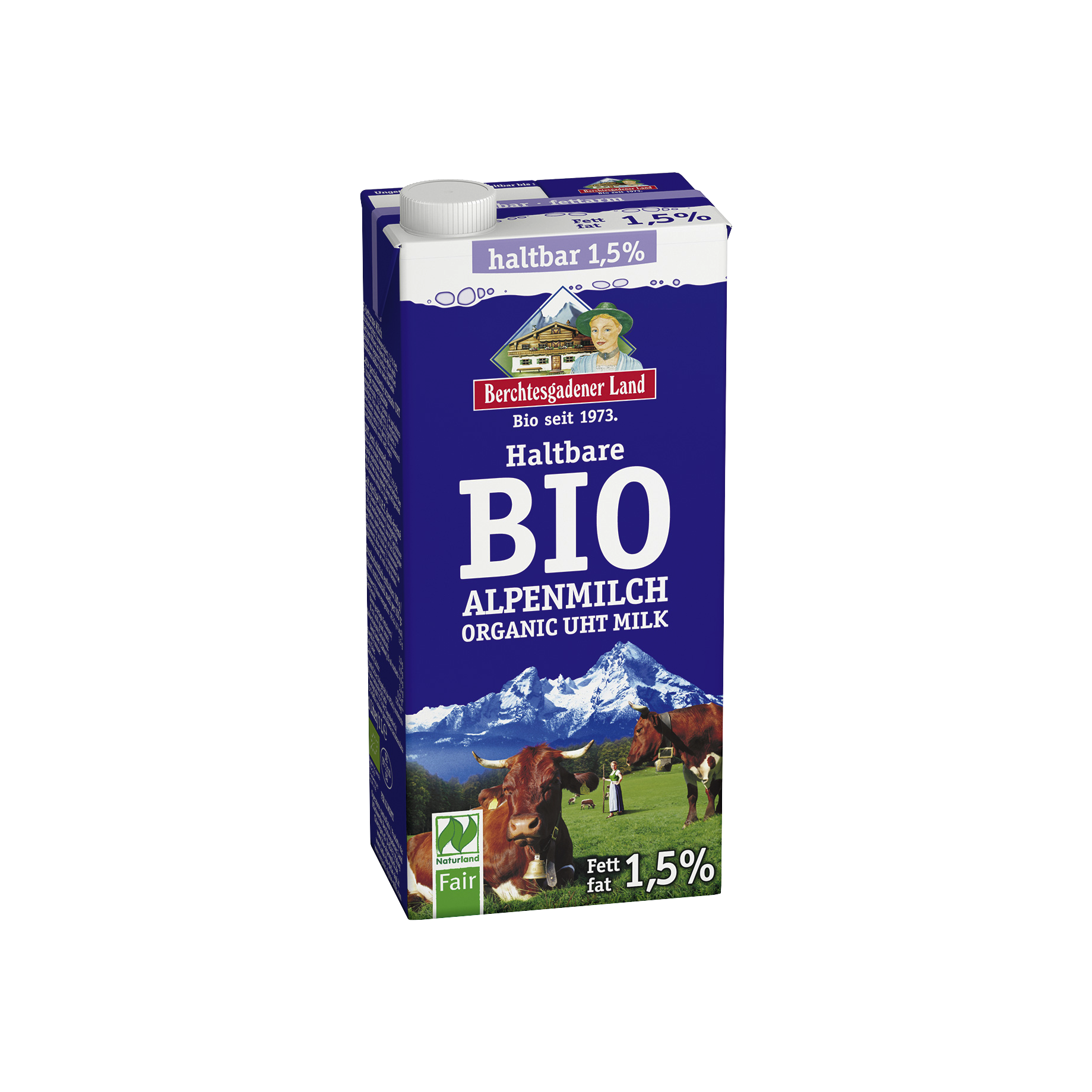 Haltbare Bio-Alpenmilch