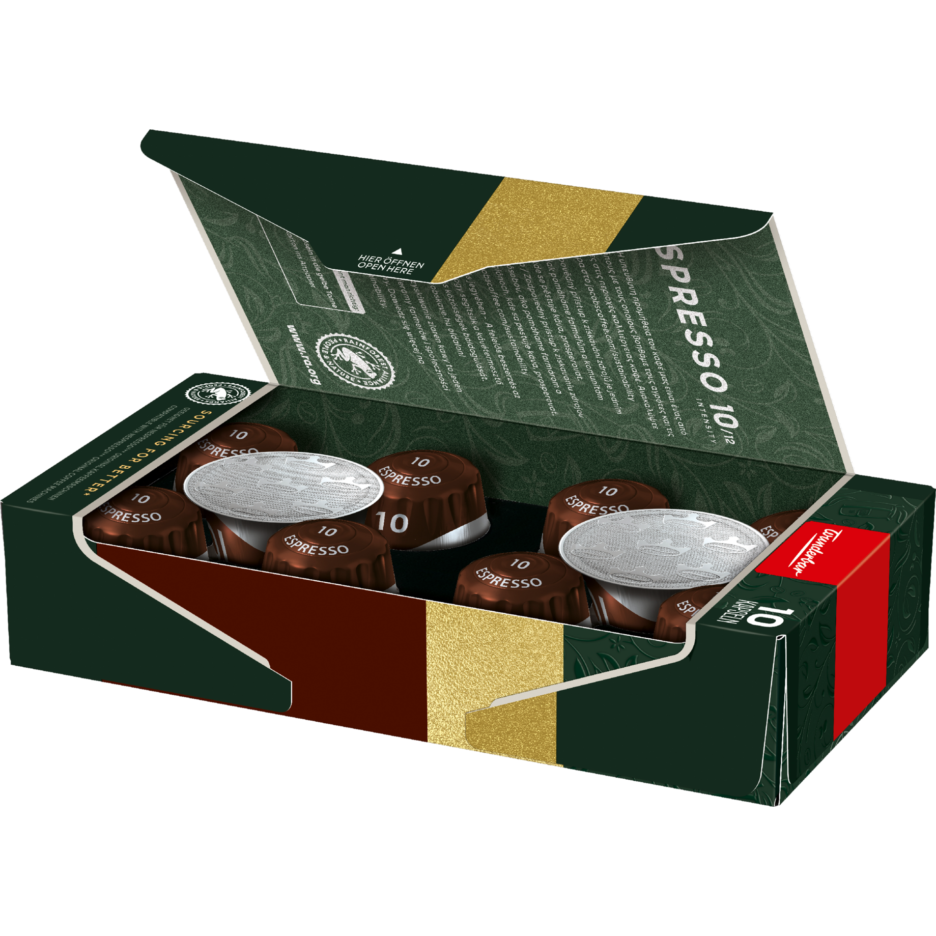 Kaffeekapsel Espresso Intenso 10