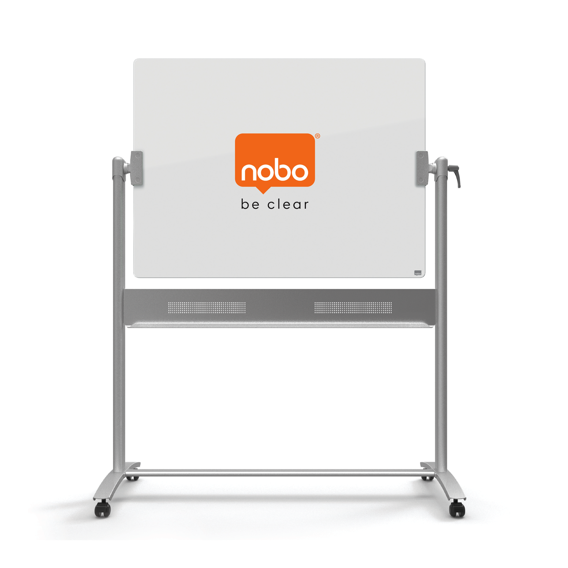 Glas-Whiteboard Impression Pro Mobil mit Drehfunktion