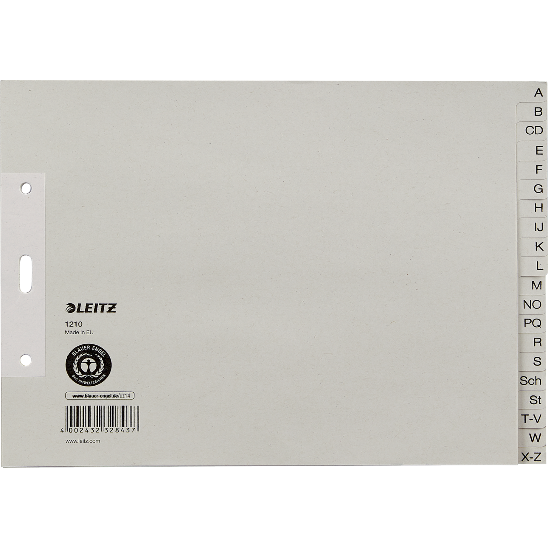 Register A - Z, Tauenpapier