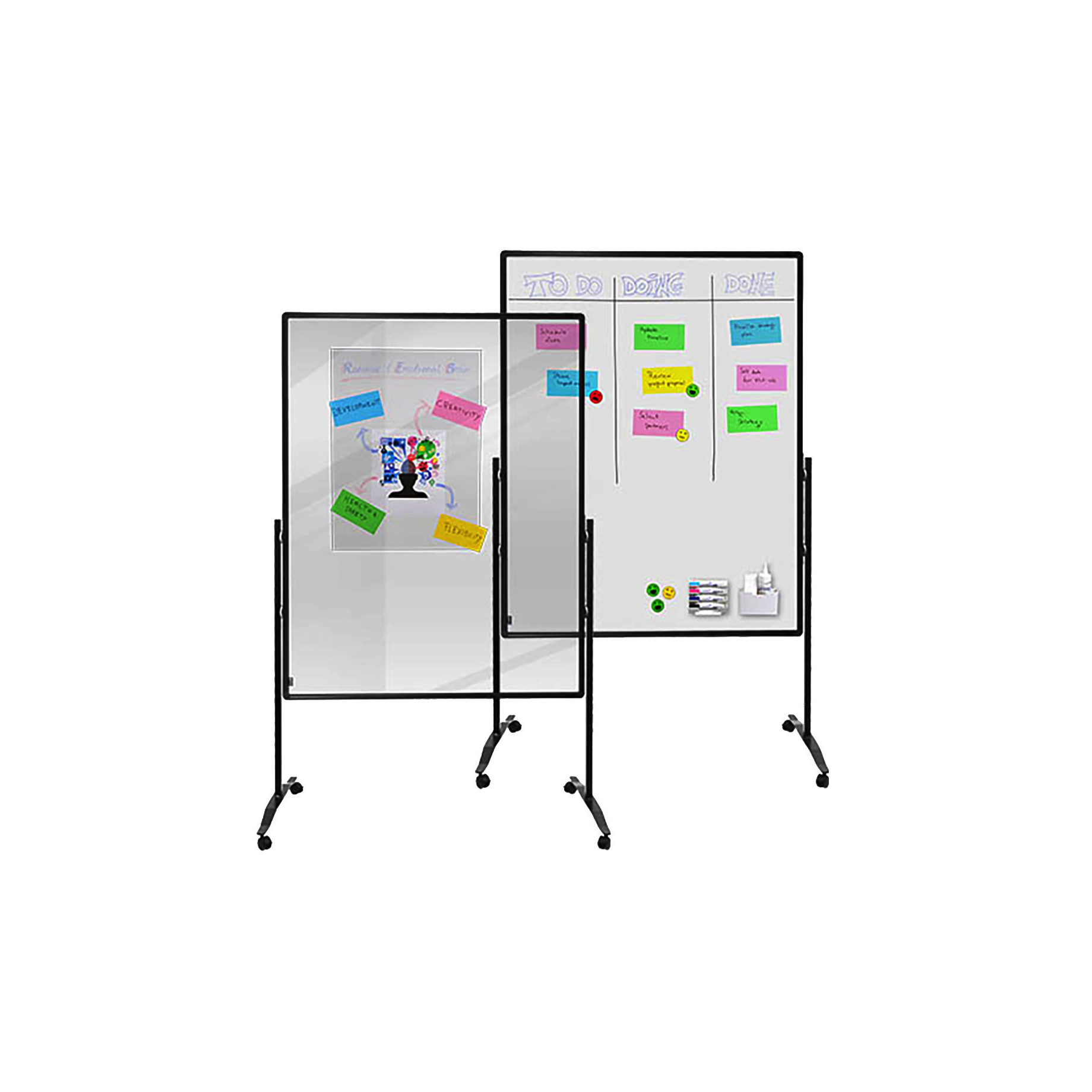 Trennwand PREMIUM+ Whiteboard lackiert